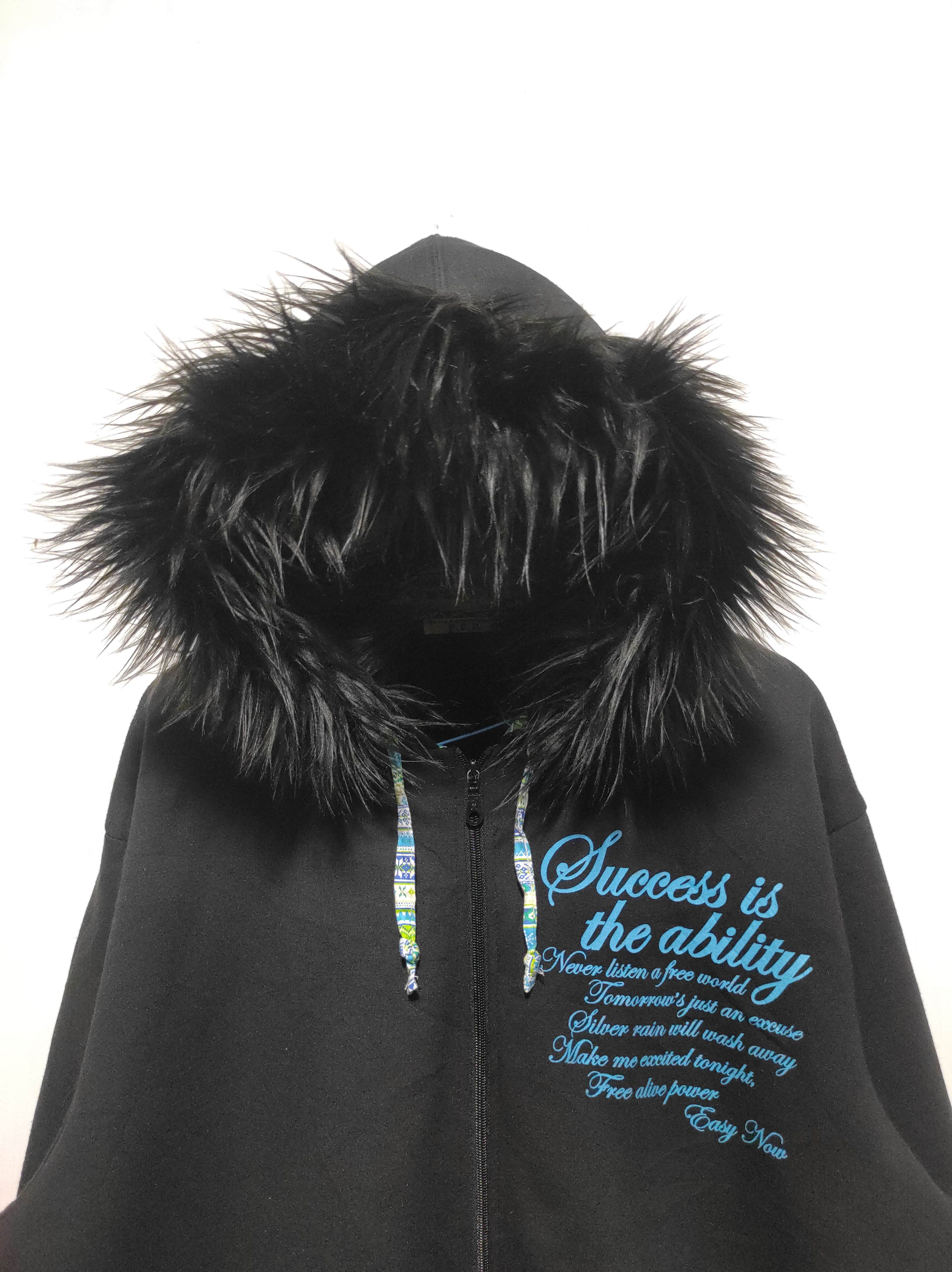 Hysteric Glamour P.E.C Poem Zipper Fur Hoodie Lgb IfSixWasNine style Size US L / EU 52-54 / 3 - 4 Thumbnail