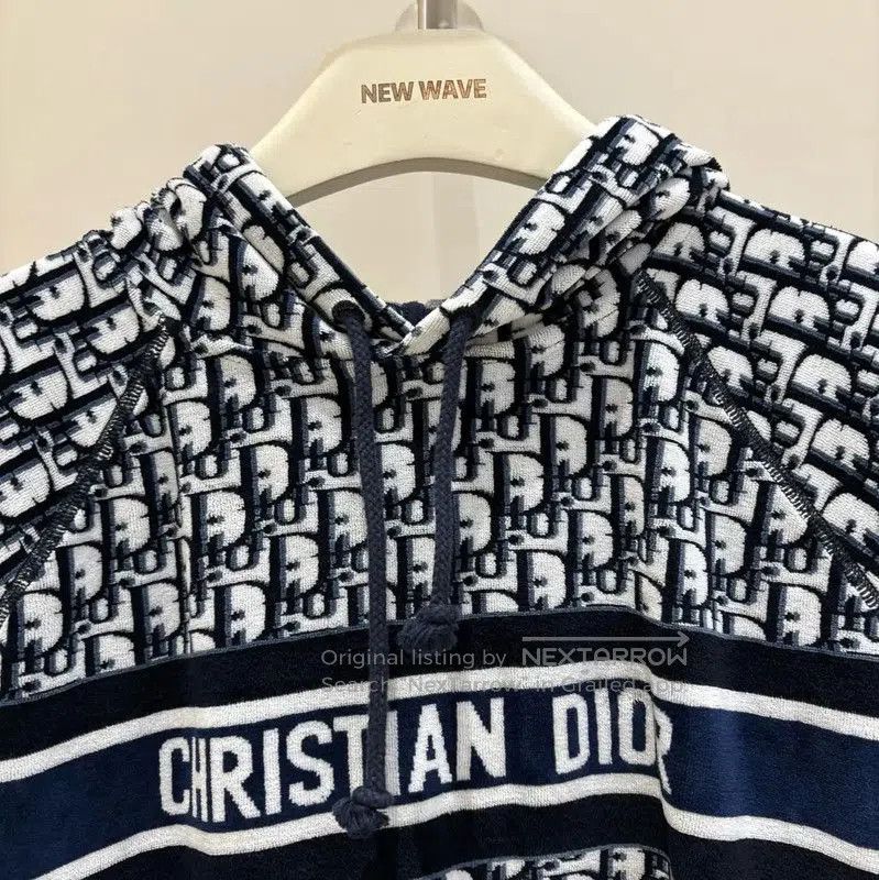 Dior Dior Summer Blue Cotton Short Sleeve Hoodie . Size XS / US 0-2 / IT 36-38 - 2 Thumbnail