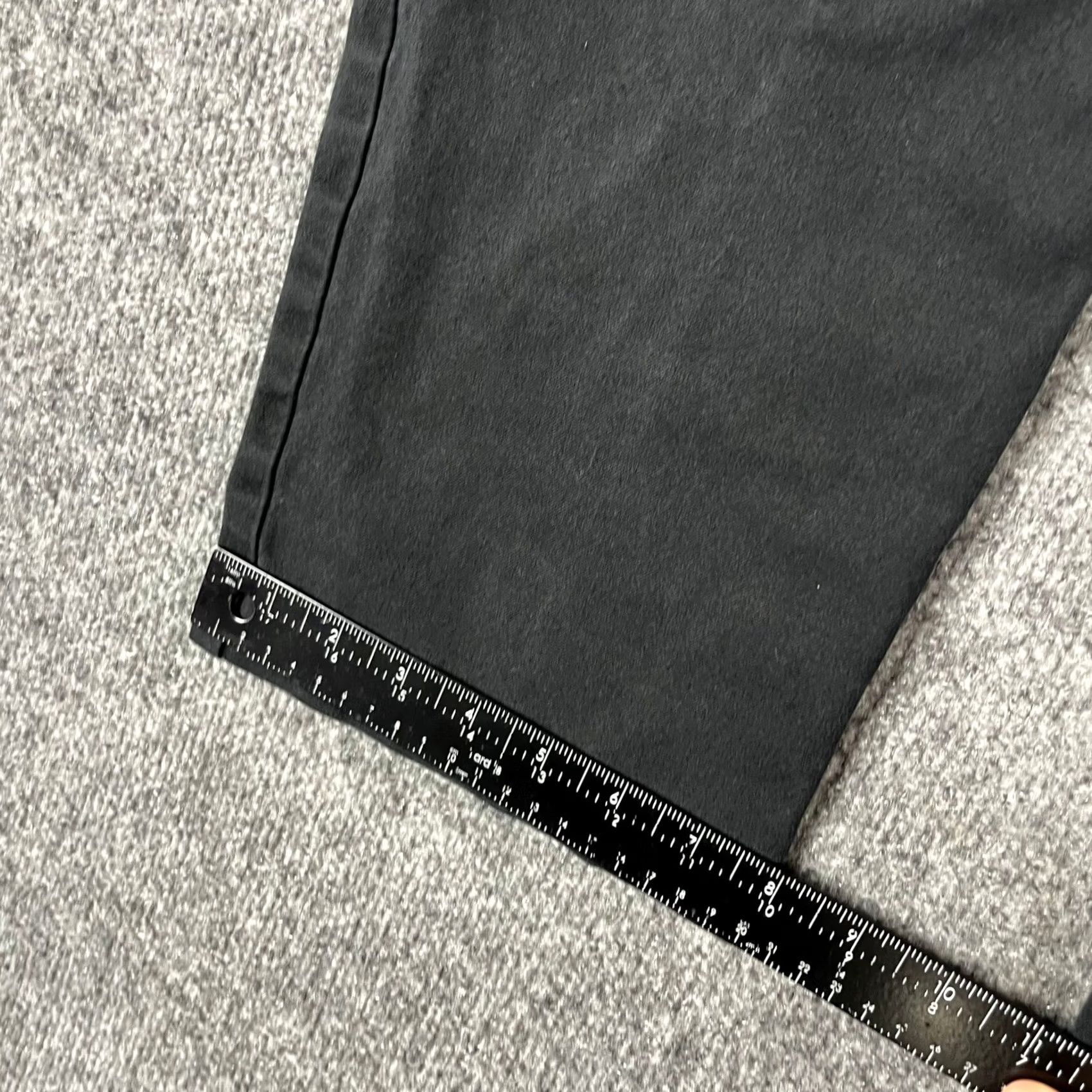 Vintage Chico's Pants Womens Black Straight Leg Stretch Cotton Blend Casual Fair 34 Size 24" / US 00 / IT 34 - 2 Thumbnail