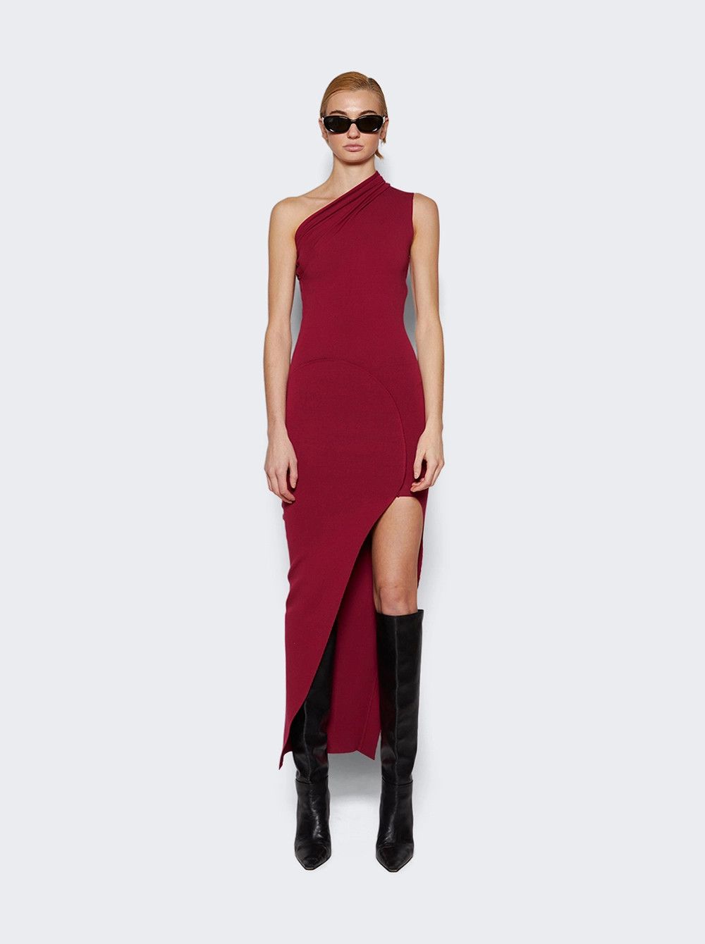 Rick Owens o1mle0426 Athena Dress in Fuchsia Pink Size S / US 4 / IT 40 - 3 Thumbnail