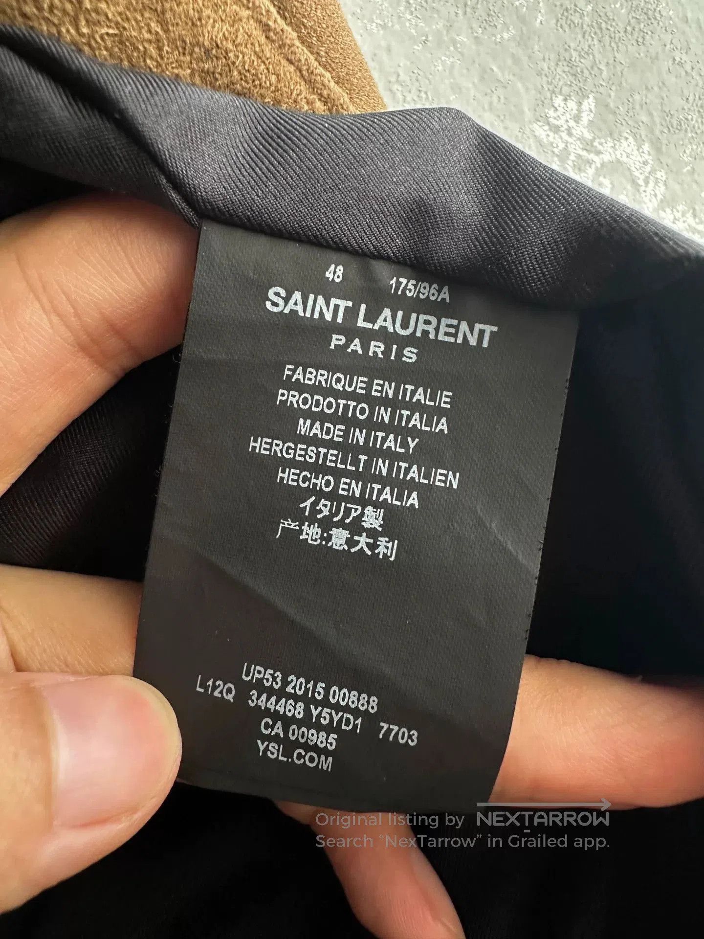 Saint Laurent Paris Saint Laurent SLP15SS Suede Fringe Jacket. Size US M / EU 48-50 / 2 - 6 Thumbnail