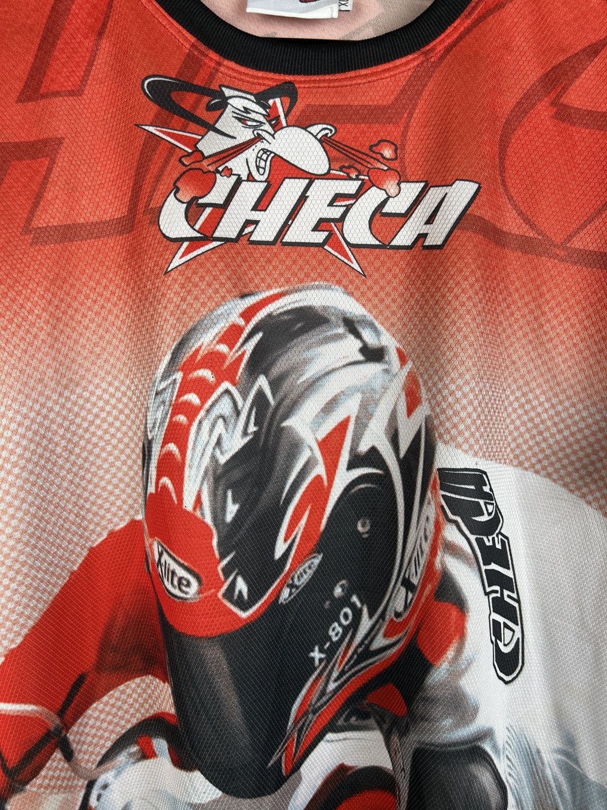 Vintage Vintage Carlos Checa #7 Motorcycle Racing AOP Jersey XL Size US XL / EU 56 / 4 - 2 Thumbnail
