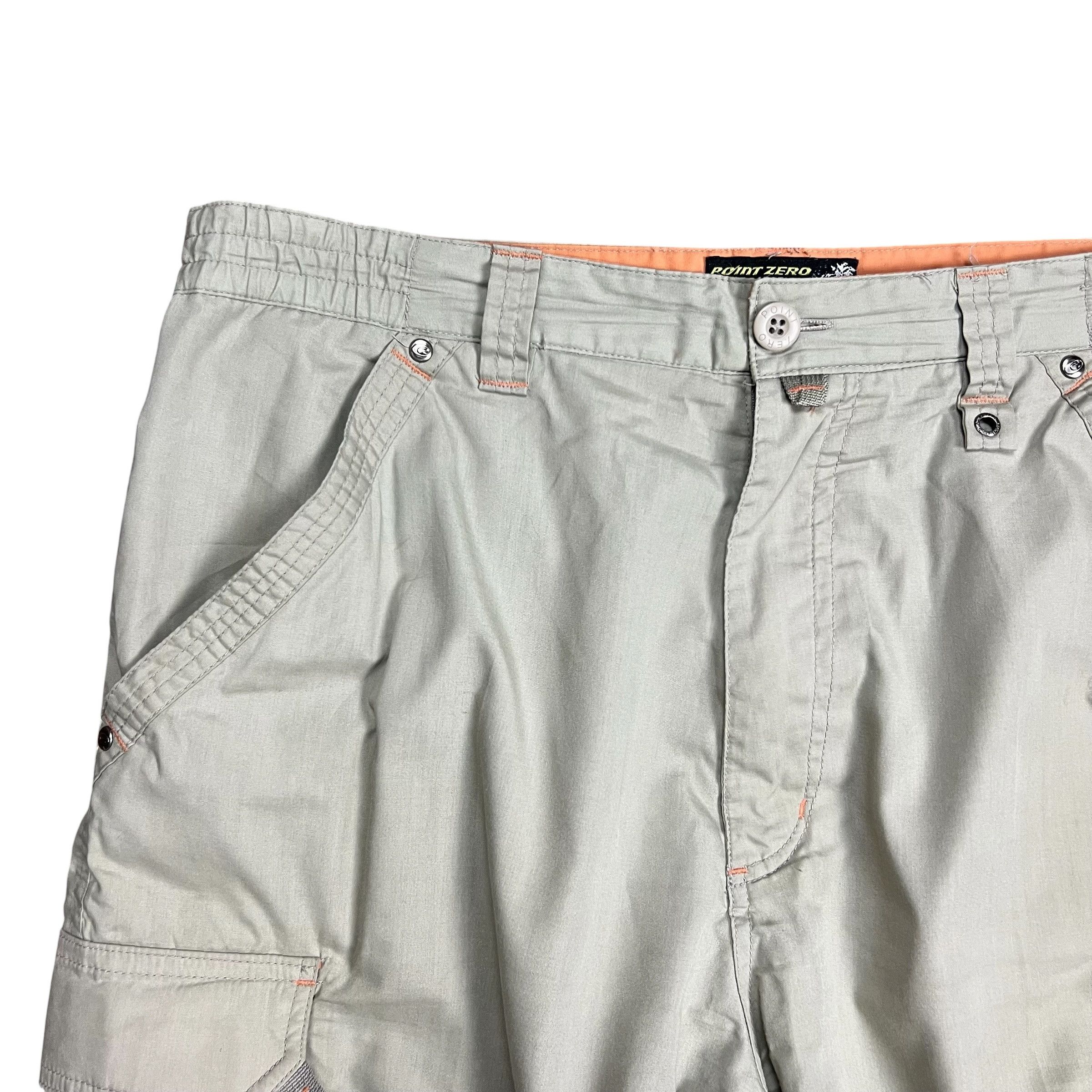 Point Zero Point Zero Paradise Multi Pocket Cargo Shorts - 34” Size US 34 / EU 50 - 3 Thumbnail