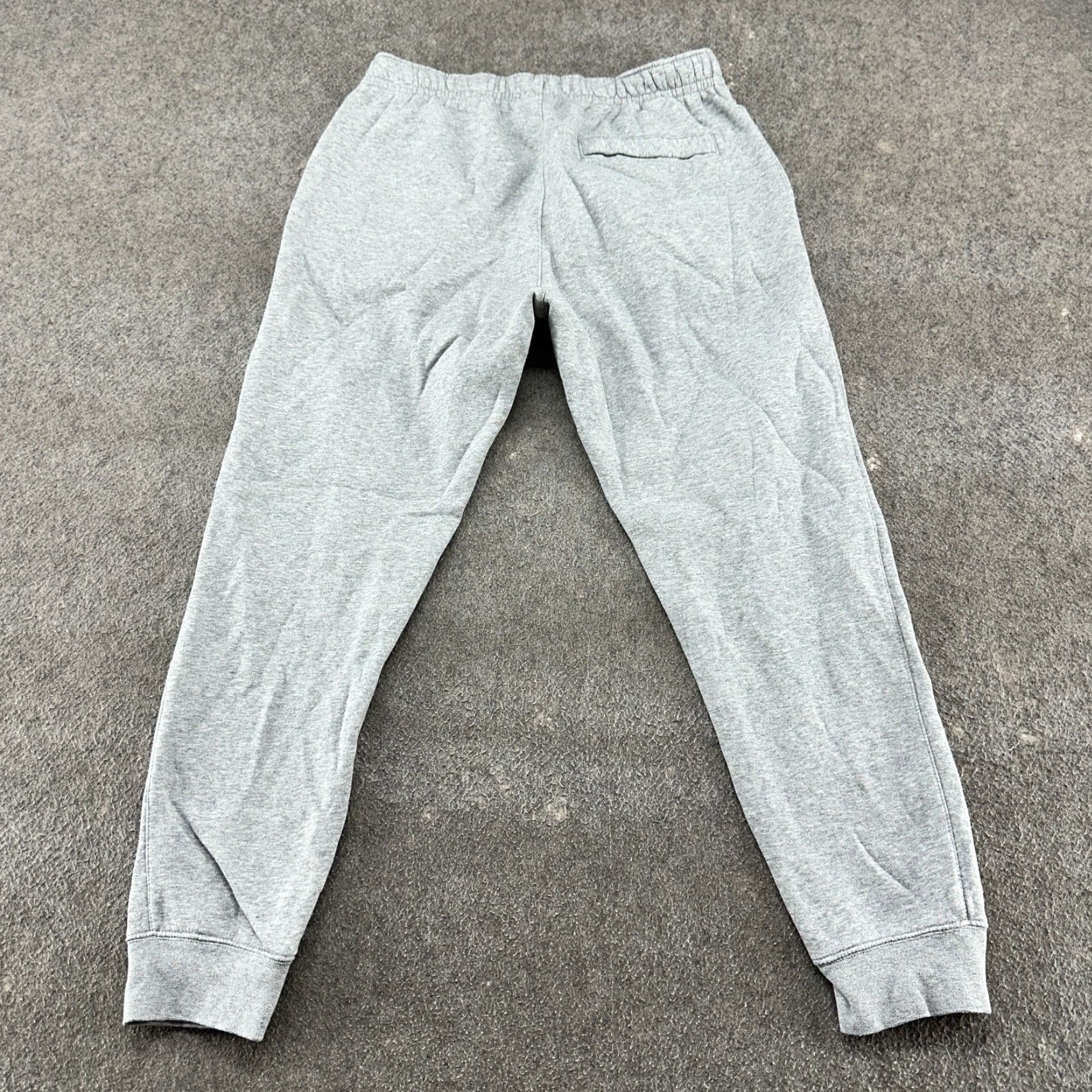 Nike Nike Mens Pants Jogger Tapered Heather Grey Club Fleece Drawstring Pockets Regular Size M Size US 31 - 6 Thumbnail