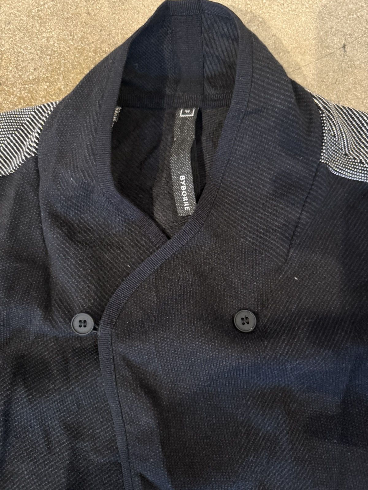 Byborre Byborre F4 Jacket Black/White 3D Knit Techwear Size US M / EU 48-50 / 2 - 3 Thumbnail