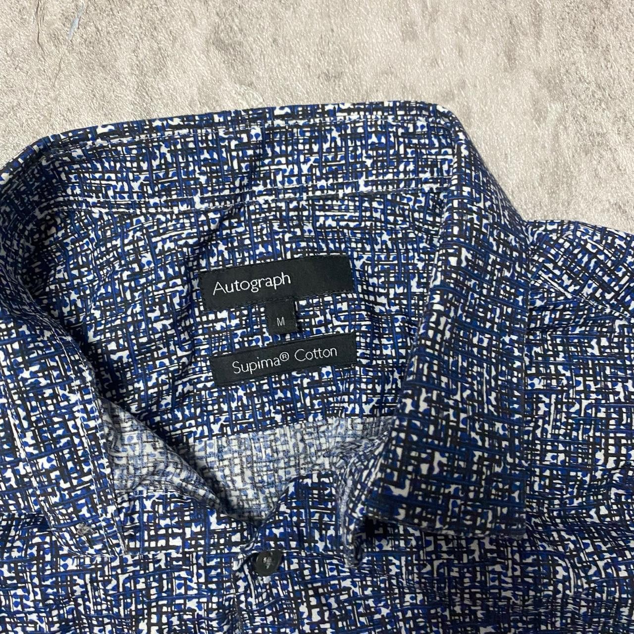 Other Blue and white button-up shirt #mensfashion Size US M / EU 48-50 / 2 - 3 Thumbnail
