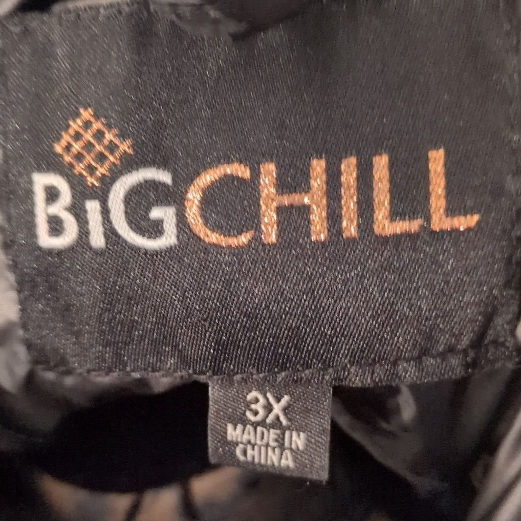 Other Big Chill Black Puffer Down Blend Vest Size 3X Size 3XL / US 20-22 - 5 Thumbnail