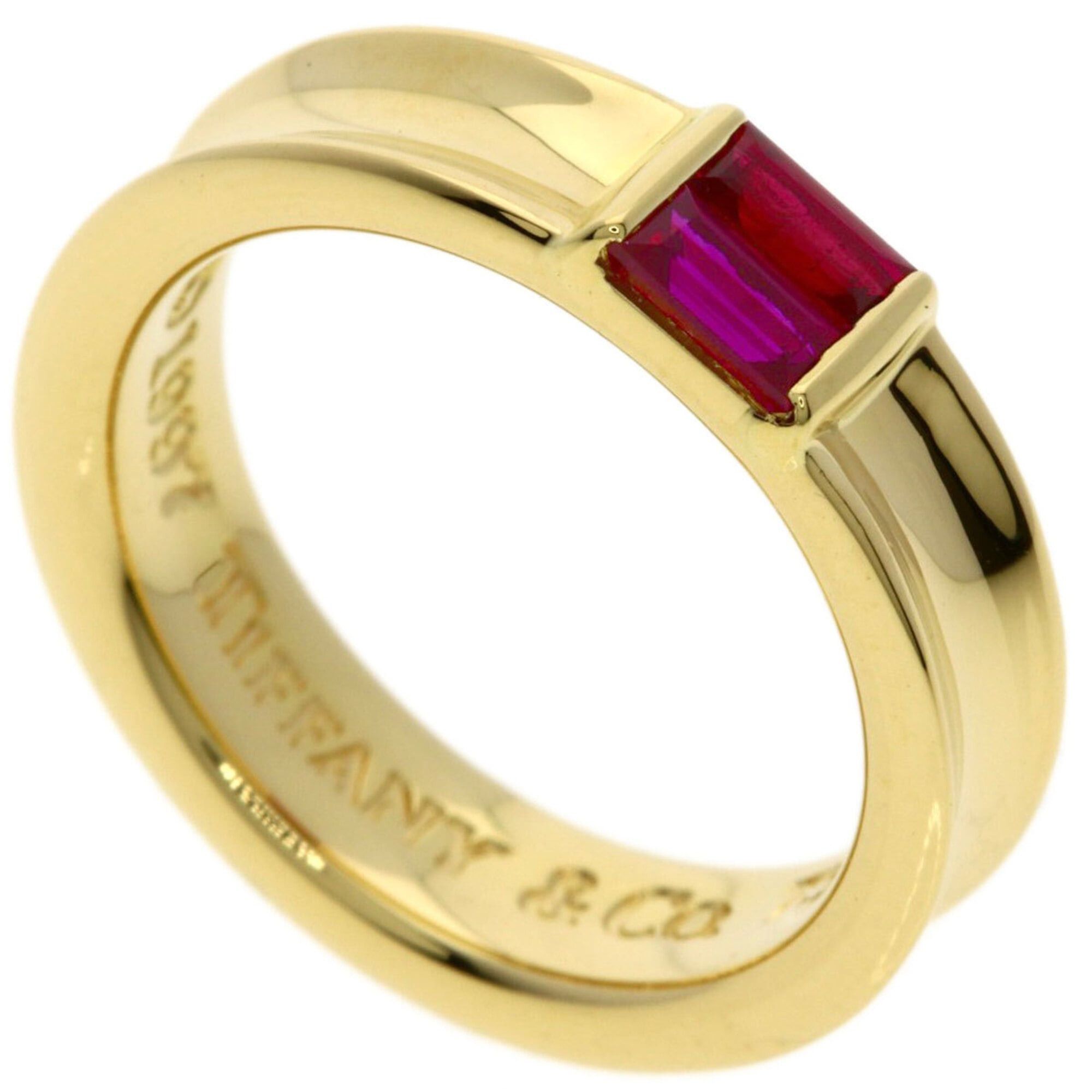 Tiffany & Co. Tiffany & Co. Stacking Ruby Ring, 18K Yellow Gold, Women's. Size ONE SIZE - 1 Thumbnail