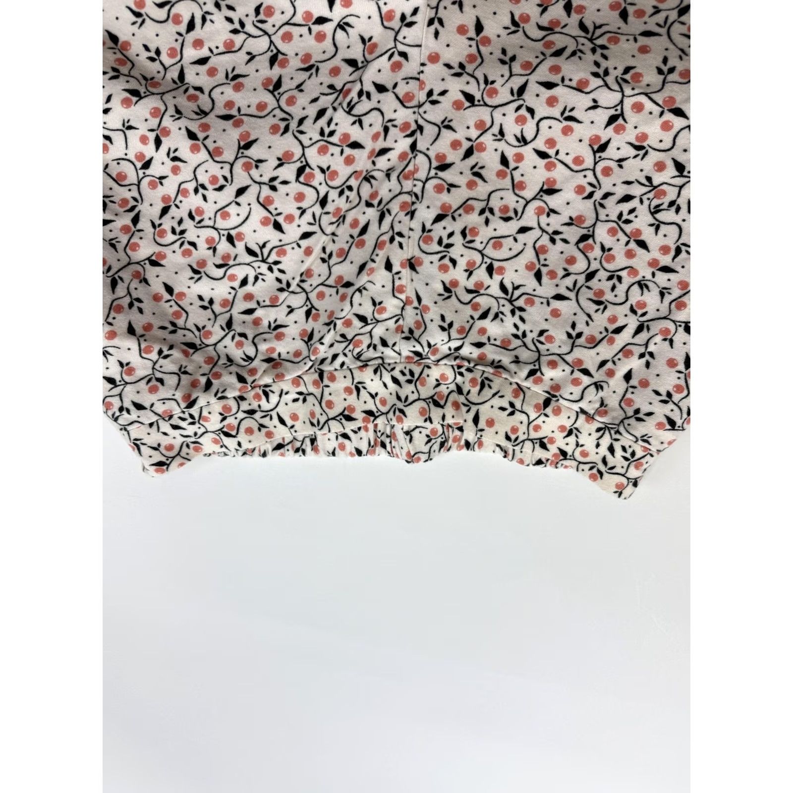 Uniqlo Uniqlo Pajama Pants Womens Medium White Cherry Floral Flannel Lounge Sleepwear Size 32" / US 10 / IT 46 - 3 Thumbnail