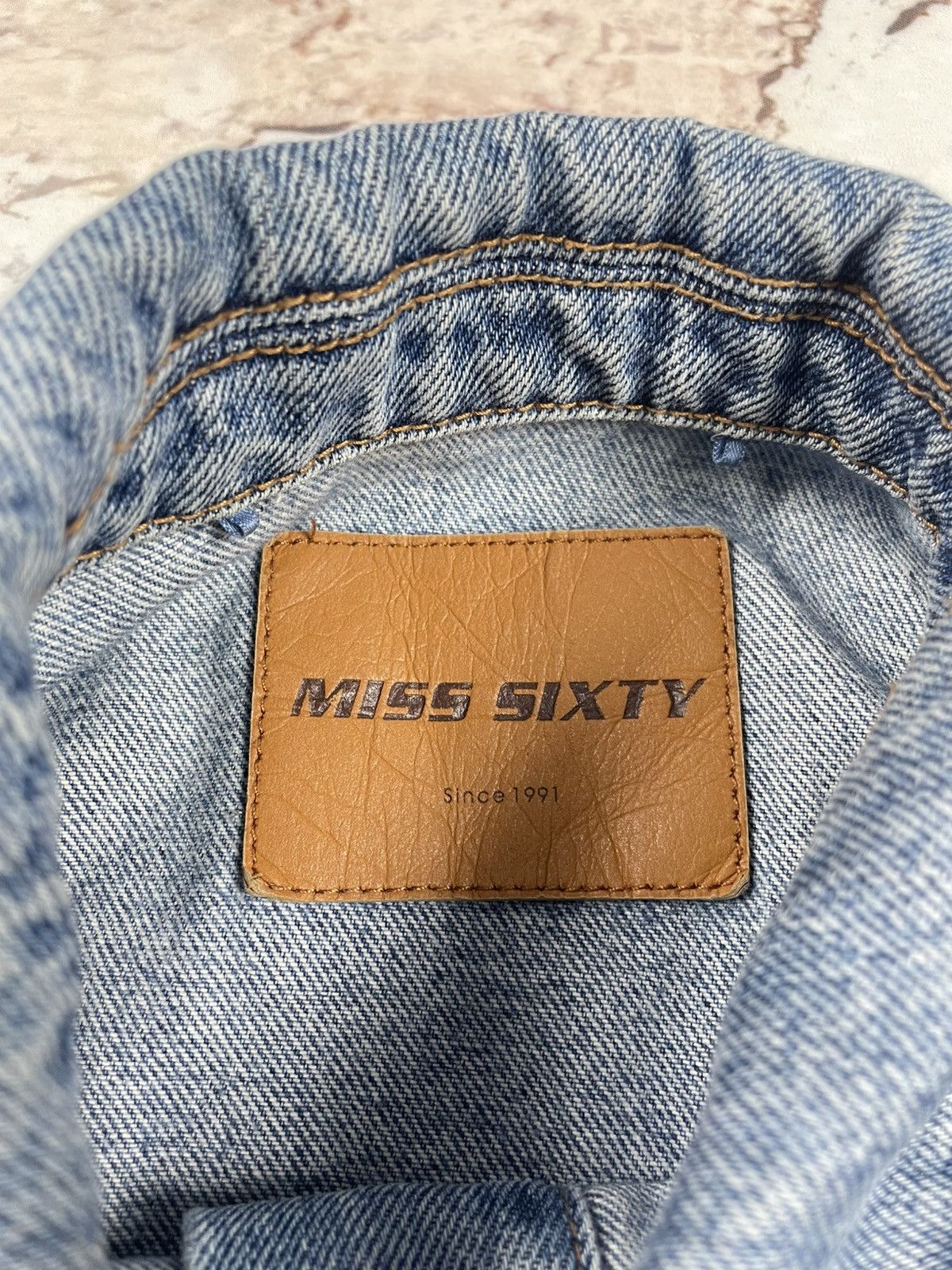 Miss Sixty Miss Sixty M Cropped Denim Jacket Blue Spring Classic egv Size M / US 6-8 / IT 42-44 - 3 Thumbnail