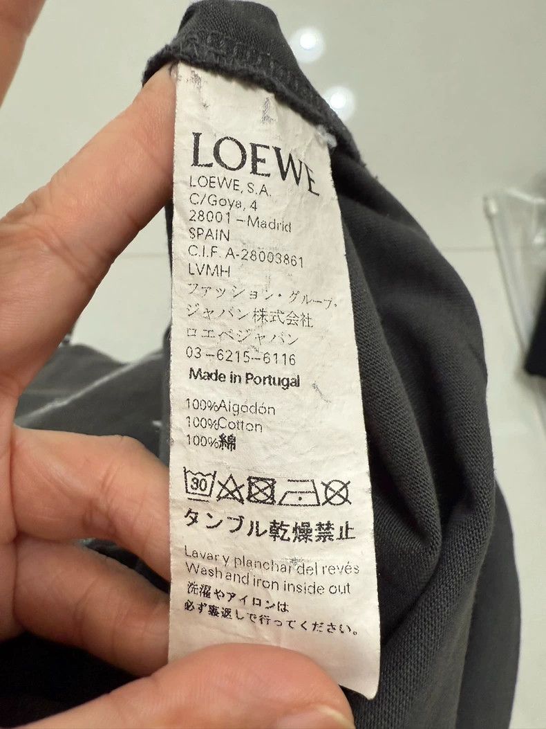 LOEWE Dog grey women\'s T-shirt