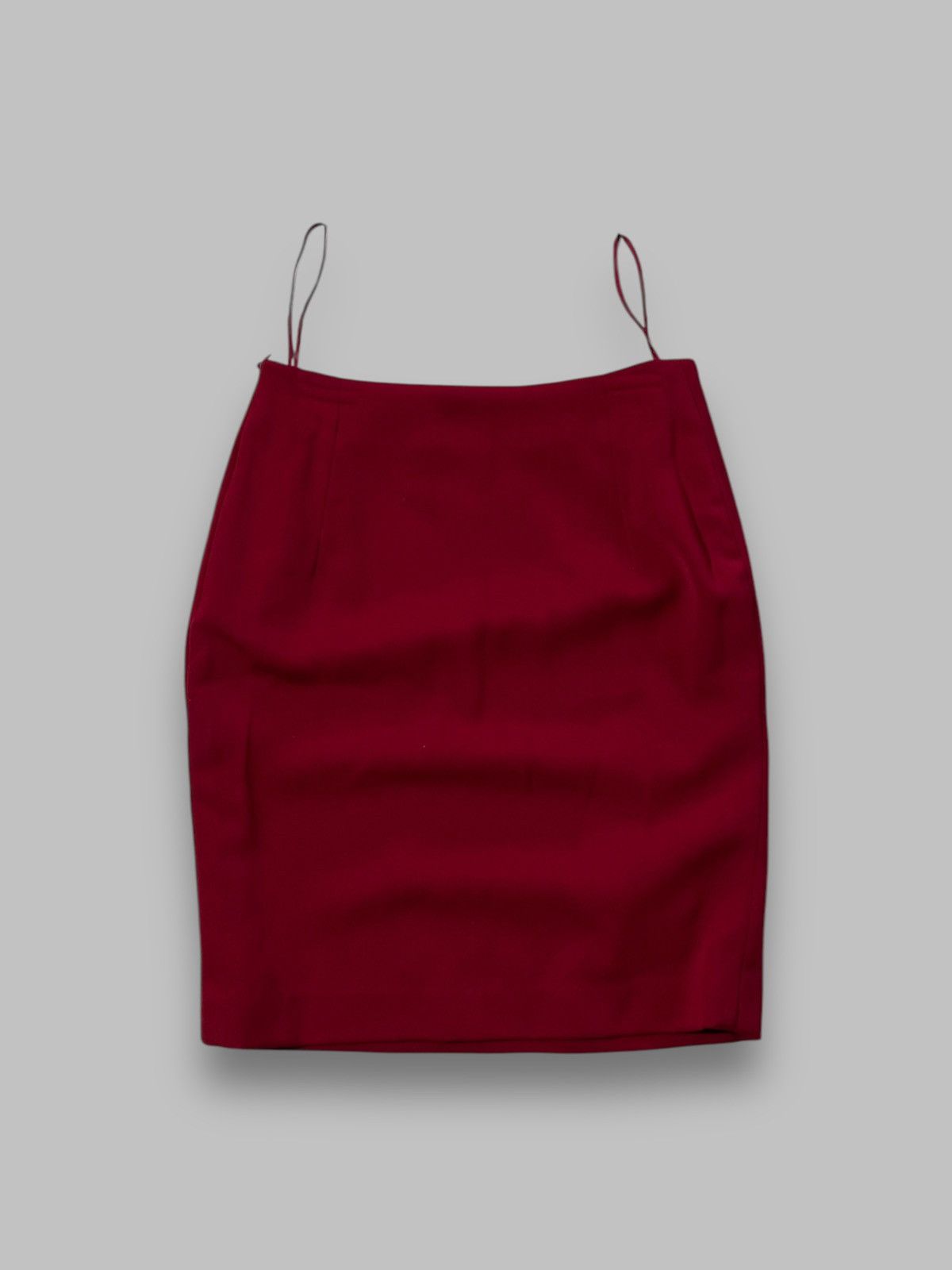 Ralph Lauren × Ralph Lauren Purple Label × Vintage Vintage Ralph Lauren Collection Purple Label Hot Red Skirt Size 30" / US 8 / IT 44 - 1 Thumbnail