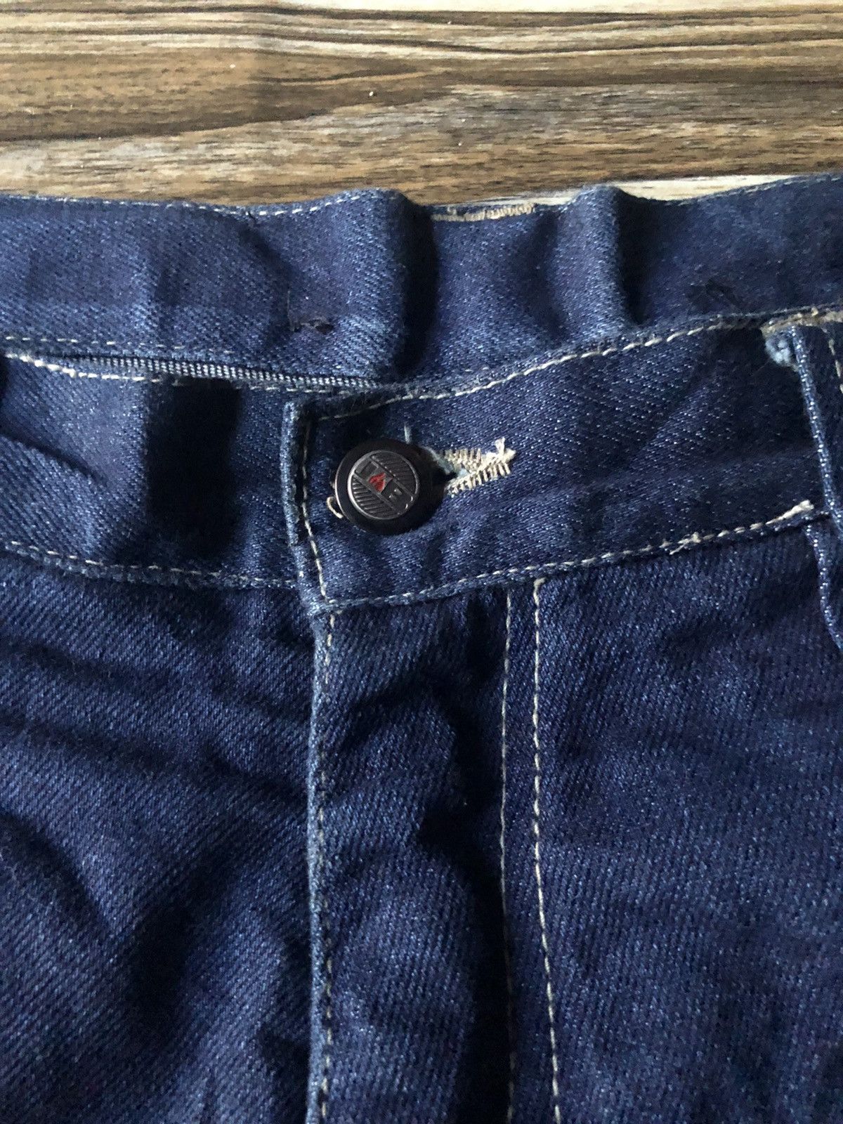JNCO Grail🔥 Vtg Y2K Johnny Blaze Jorts Denim Super Wide Baggy Size US 30 / EU 46 - 4 Thumbnail