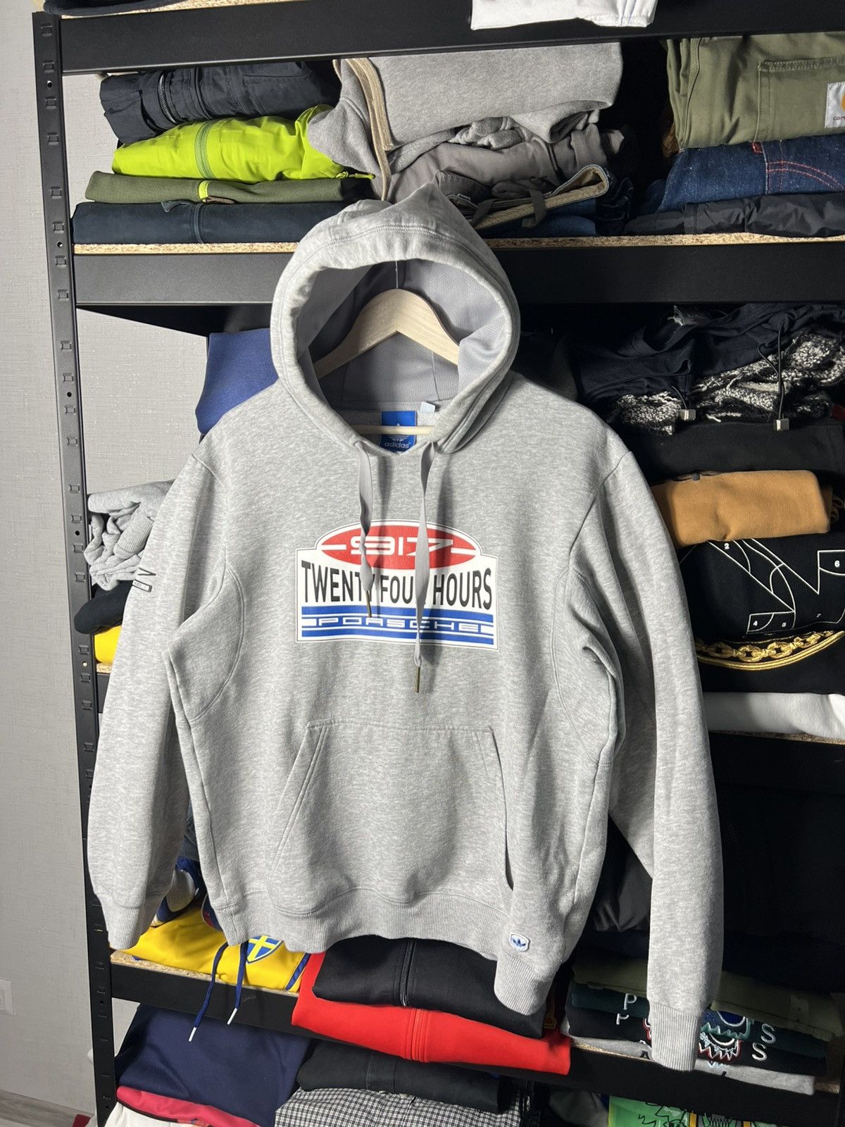 Adidas × Porsche Design 🏁 Adidas x Porsche 917 “Twenty Four Hours” Hoodie Grey M Size US M / EU 48-50 / 2 - 1 Thumbnail