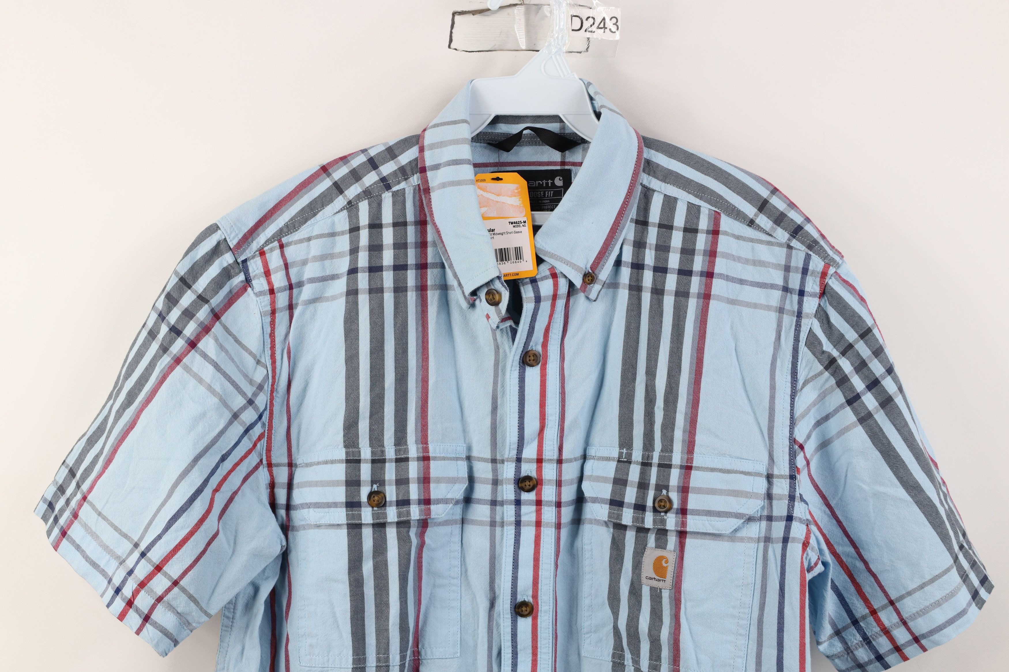 Carhartt Deadstock Vintage Y2K Carhartt Fit Short Sleeve Button Shirt Size US M / EU 48-50 / 2 - 2 Thumbnail