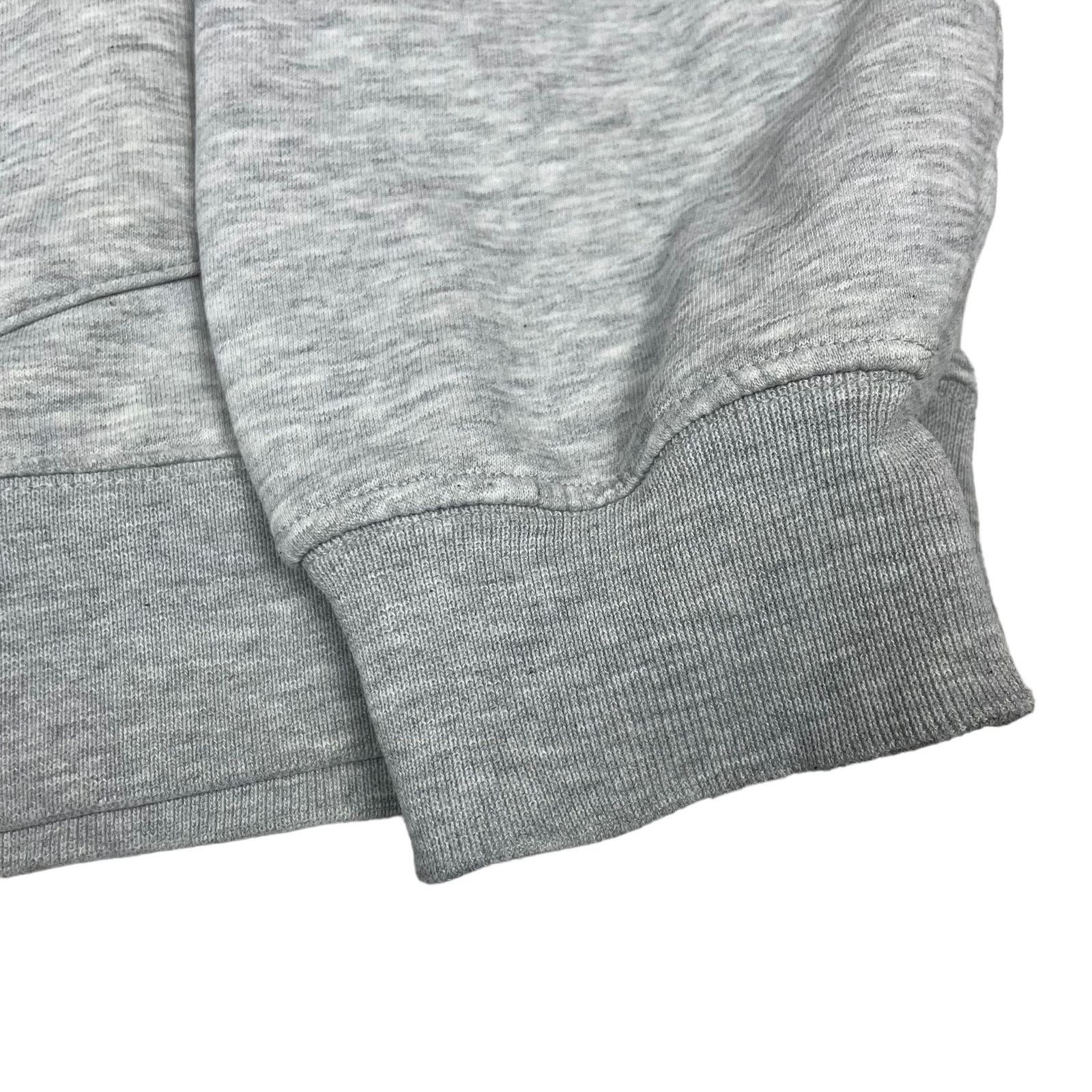 Nike × Vintage Nike Men's Heather Gray Cotton Spellout Fleece Hoodie Medium Size US M / EU 48-50 / 2 - 4 Thumbnail