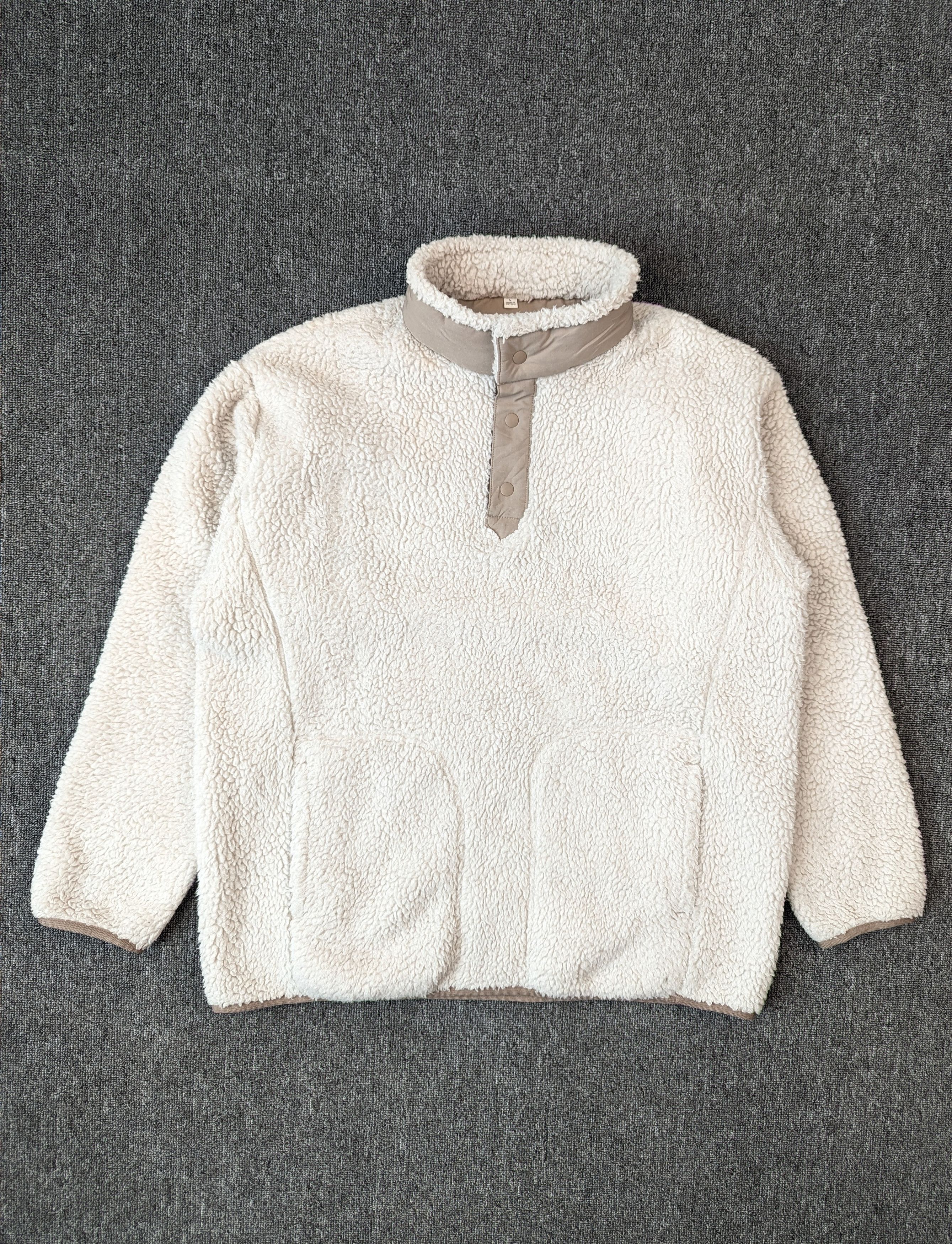 Japanese Brand × Uniqlo × White Mountaineering White Mountaineering X Uniqlo Sherpa Fleece Jacket Size US L / EU 52-54 / 3 - 1 Thumbnail
