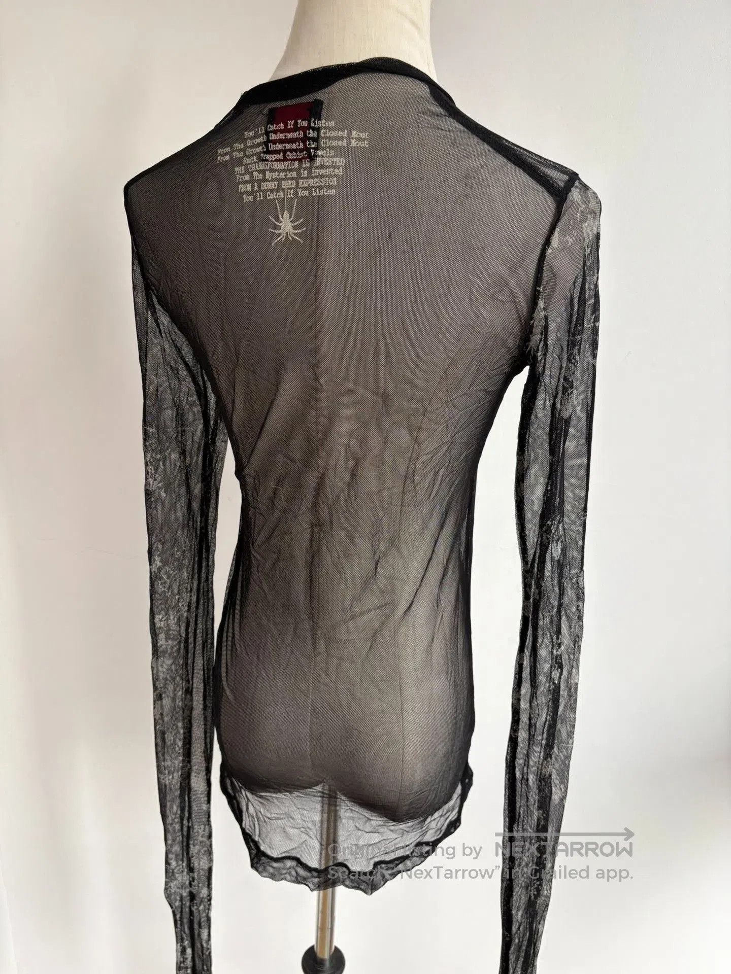 Vivienne Westwood Vintage h.anarchy Black Mesh Top. Size M / US 6-8 / IT 42-44 - 8 Thumbnail