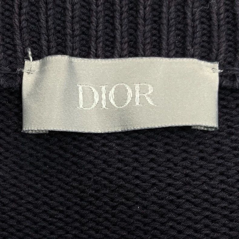 Dior Dior Black side logo letter inlaid cotton round-neck long- Size US L / EU 52-54 / 3 - 6 Thumbnail