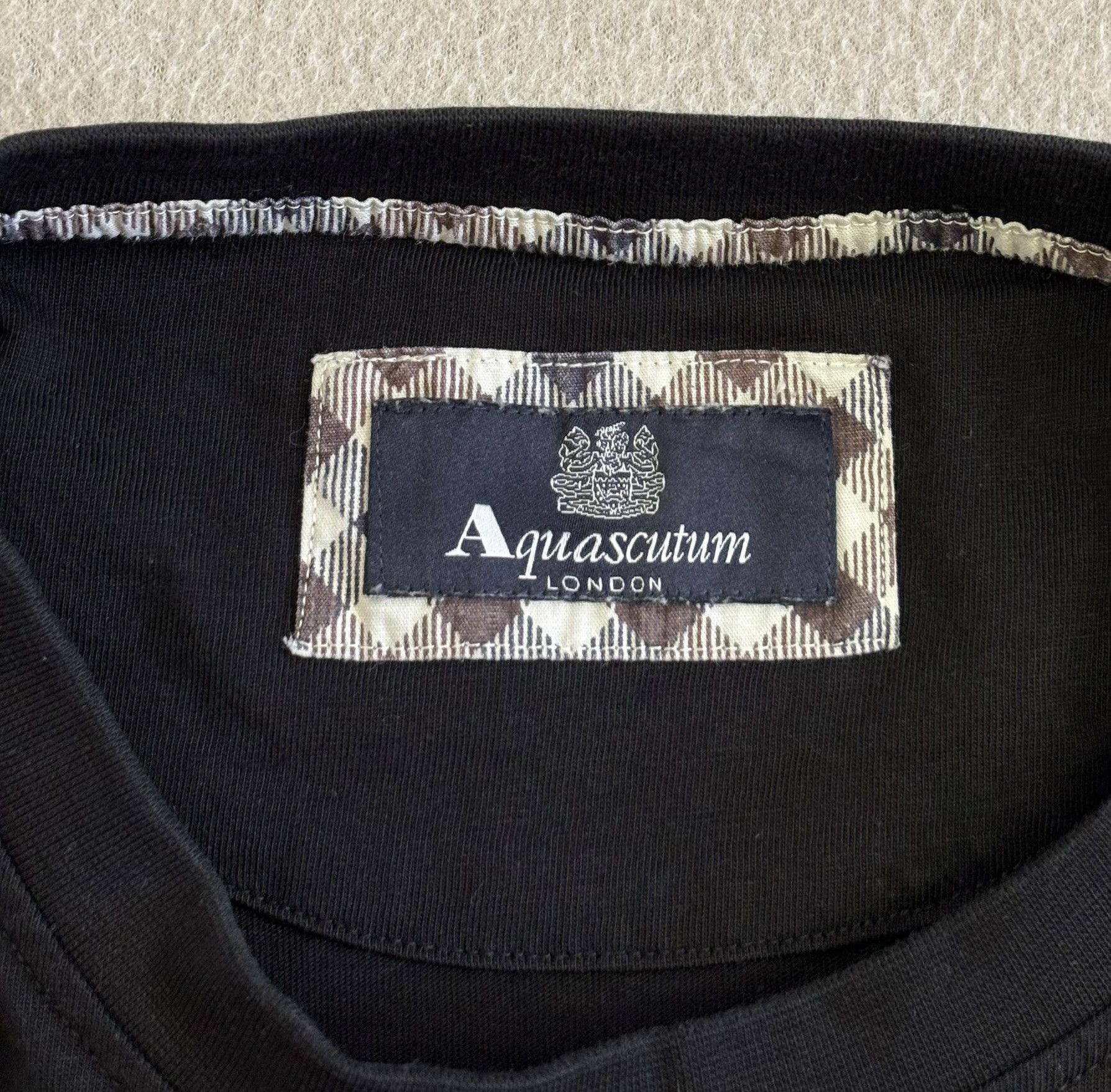Aquascutum Aquascutum Black T-shirt Large Size US L / EU 52-54 / 3 - 12 Thumbnail