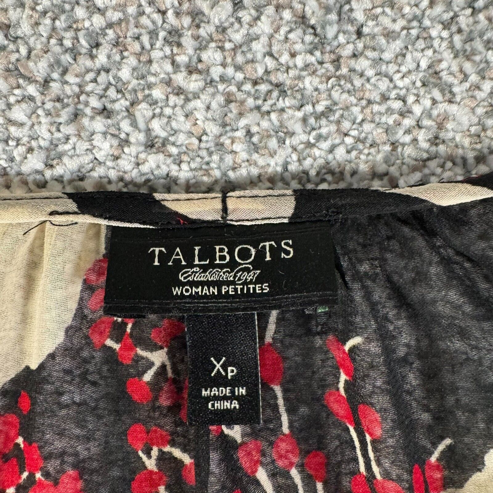 Other Talbots Blouse Petite XP Sheer Overlay Whimsigoth Fairy Size XL / US 12-14 / IT 48-50 - 2 Thumbnail