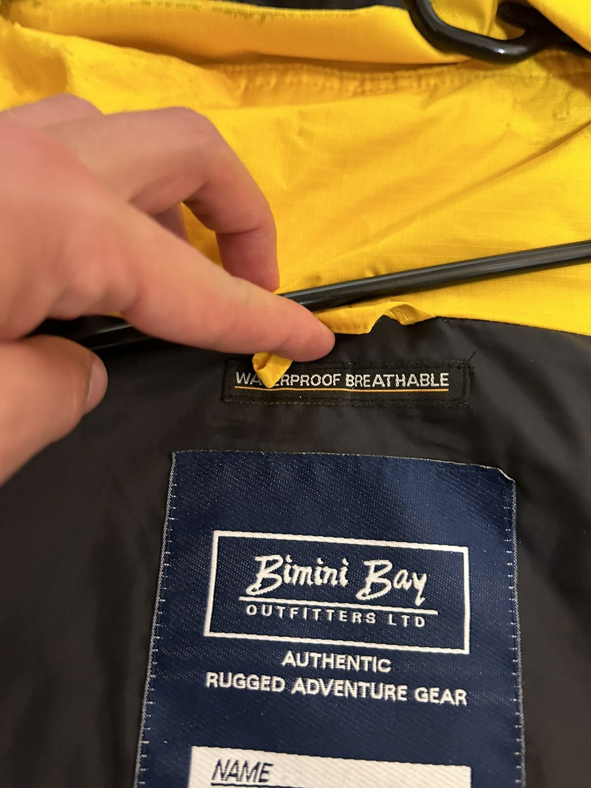 Vintage Vintage Biminiboy yellow rainjacket Size US L / EU 52-54 / 3 - 3 Thumbnail