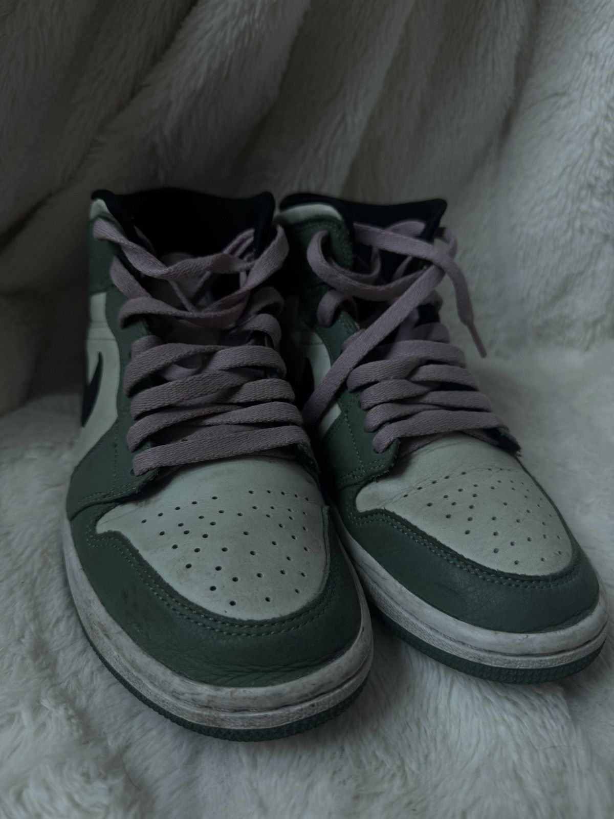 Nike Air Jordan 1 Mid SE “Dutch Green” Size US 7.5 / IT 37.5 - 2 Thumbnail