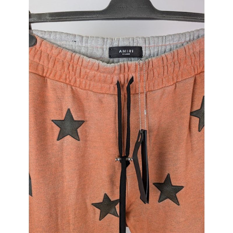 Amiri o1rshd1 Chemist Star Sweatpants in Orange / Black Size US 38 / EU 54 - 7 Thumbnail
