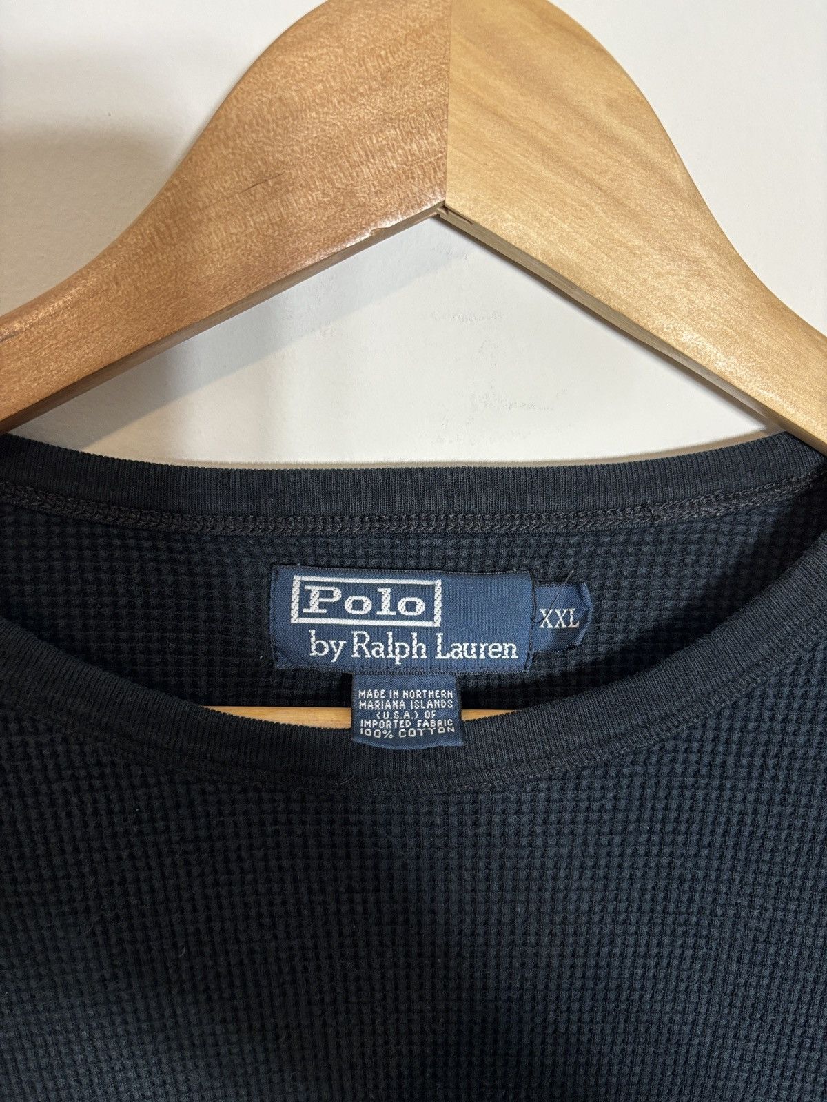 Polo Ralph Lauren Vintage Polo Ralph Lauren 0067 Thermal Shirt Rare XXL Size US XXL / EU 58 / 5 - 3 Thumbnail