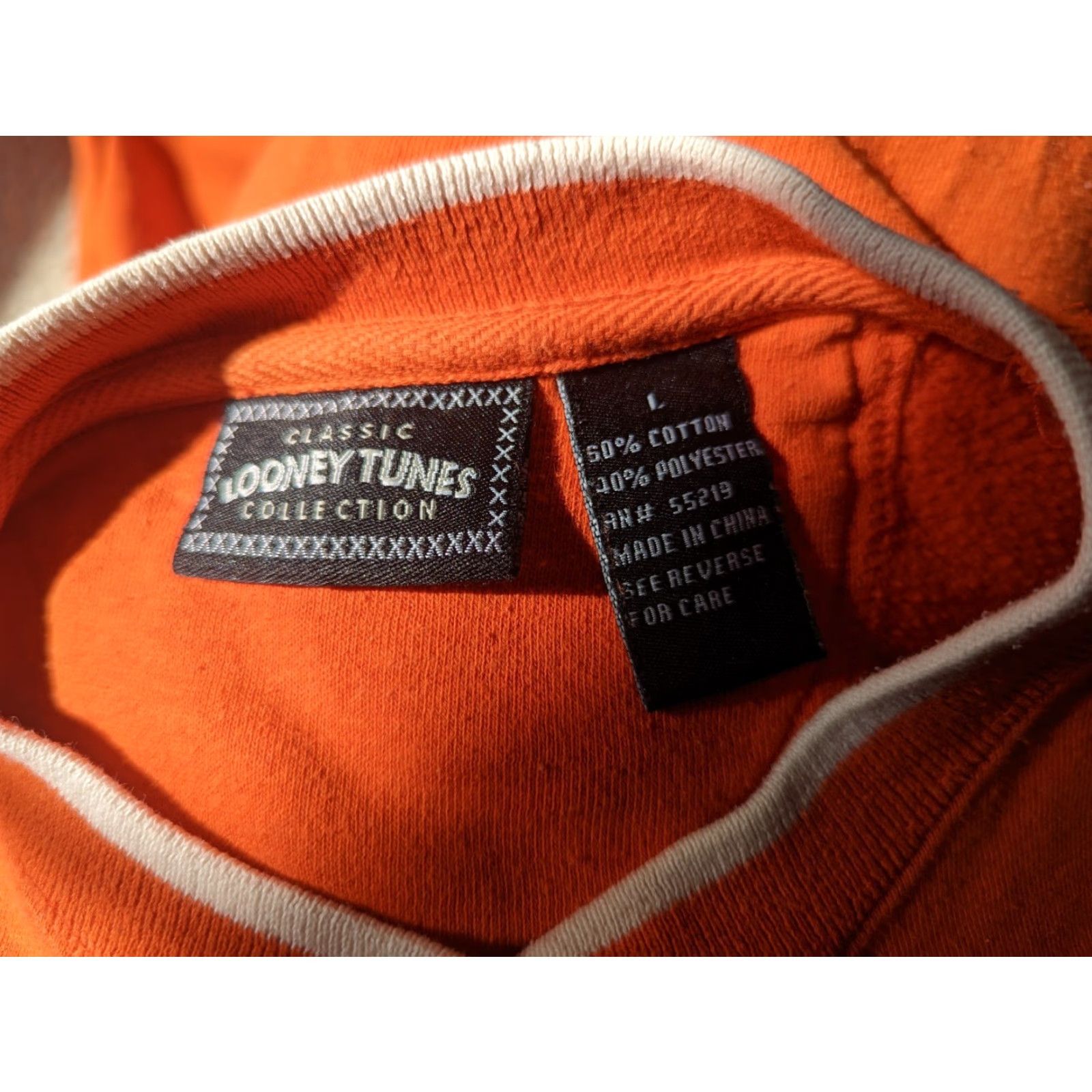 Vintage VINTAGE Tweety Bird Sweatshirt Looney Toons Sweatshirt UNISEX Adults Size L Orange Crew Neck Wool Cotton Logo Embroidered 90s Size US L / EU 52-54 / 3 - 4 Thumbnail