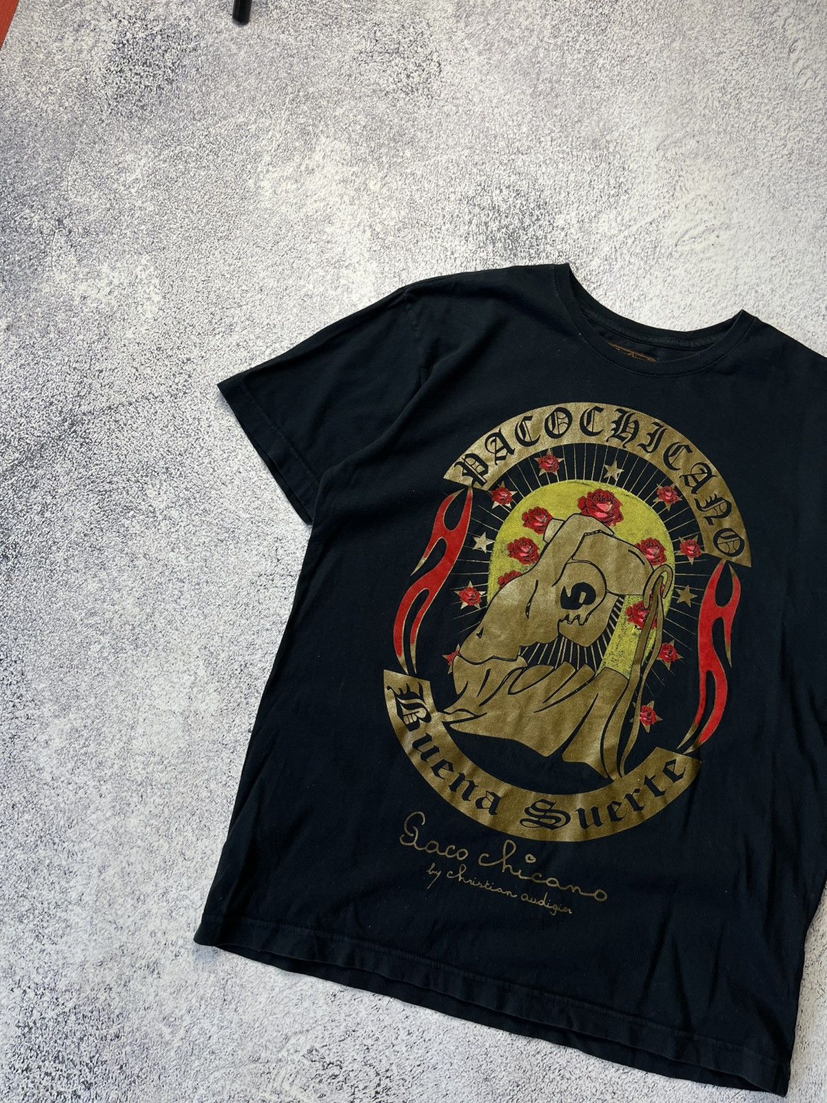 Christian Audigier Christian Audigier Paco Chicano t shirt Lion big logo Size US L / EU 52-54 / 3 - 2 Thumbnail