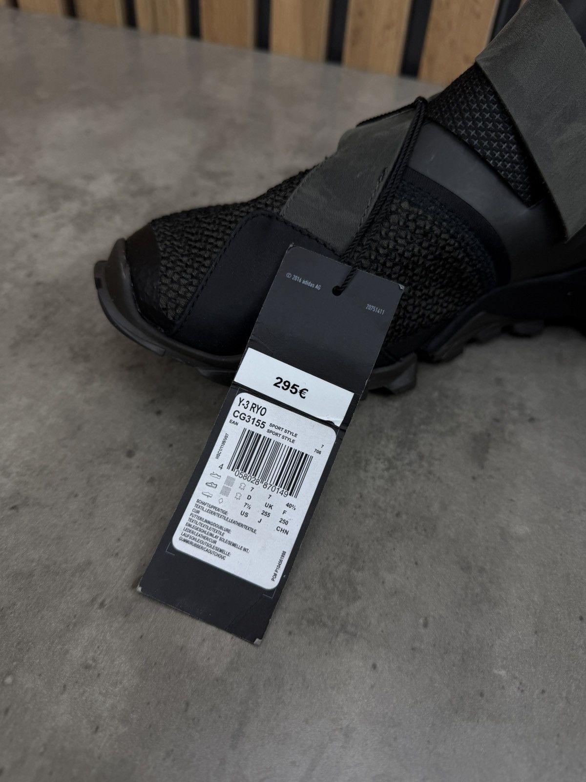 Adidas Adidas Y-3 RYO Black Olive Sneakers Size US 7.5 Size US 7.5 / EU 40-41 - 9 Thumbnail