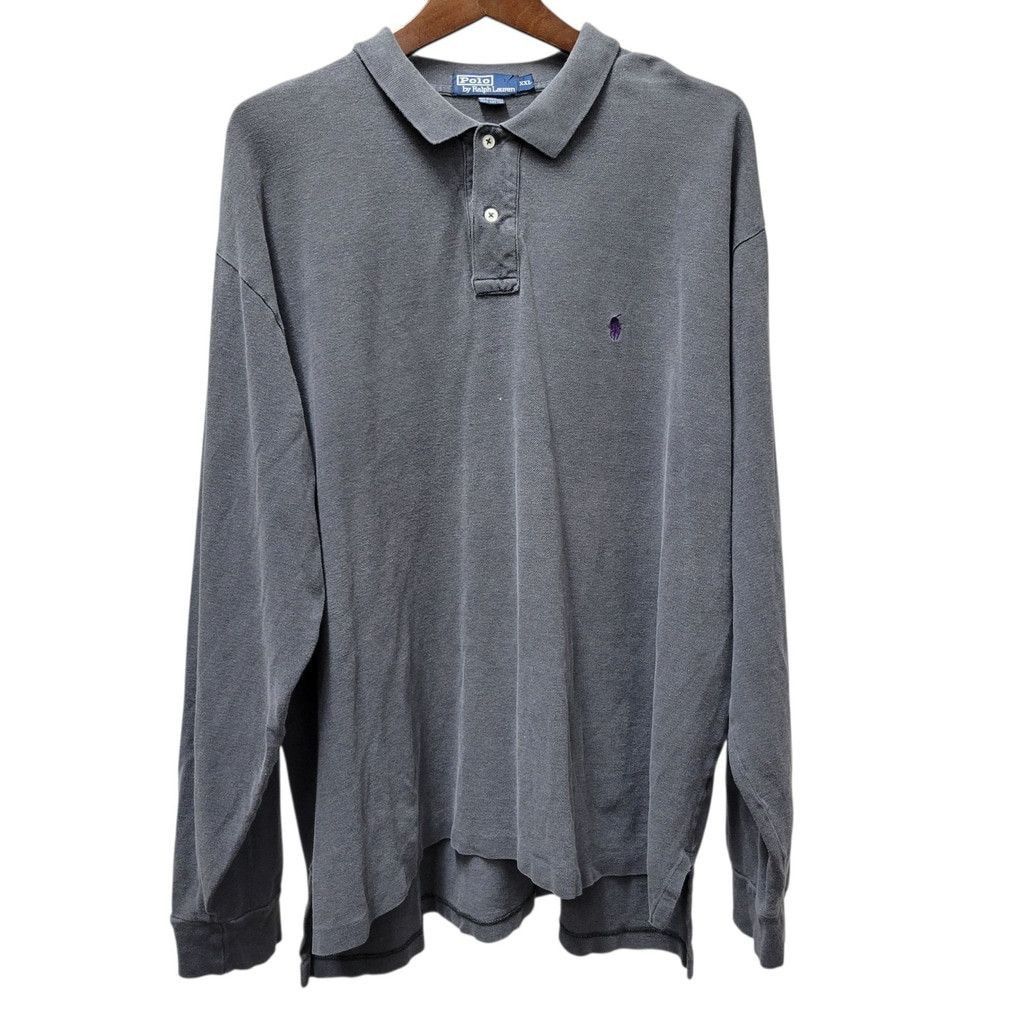 Polo Ralph Lauren Polo Ralph Lauren Men's Long-Sleeves Shirt Size XXL Gray Size US XXL / EU 58 / 5 - 1 Thumbnail