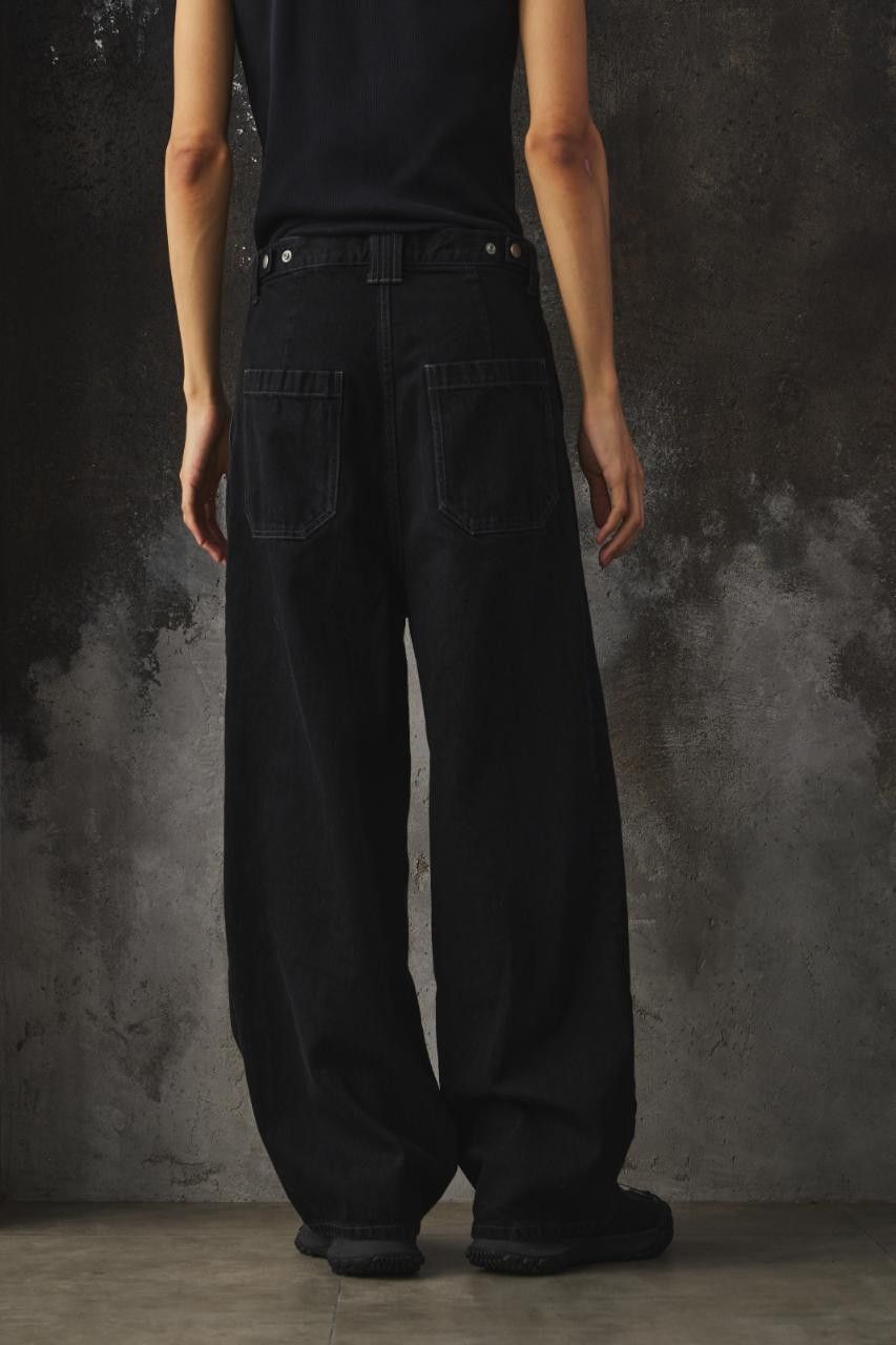 YOKE Yoke 3PLEATED WIDE-LEG TROUSERS Size US 30 / EU 46 - 5 Thumbnail