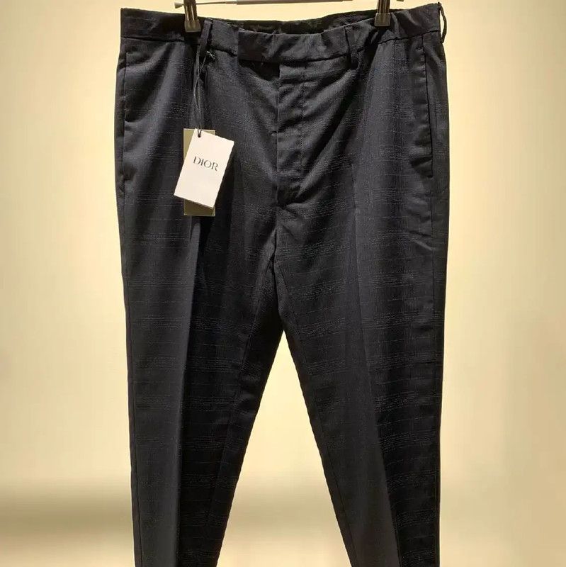 Dior Dior Black Cotton Casual Pants for Men 0089 Size US 44 / EU 60 - 1 Thumbnail