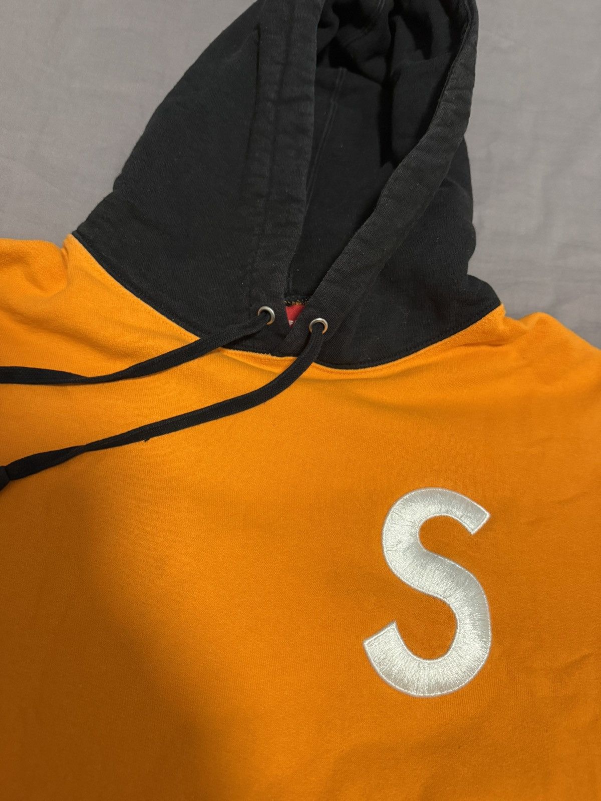 Supreme Supreme S logo colorblocked hooded sweatshirt hoodie Size US M / EU 48-50 / 2 - 3 Thumbnail