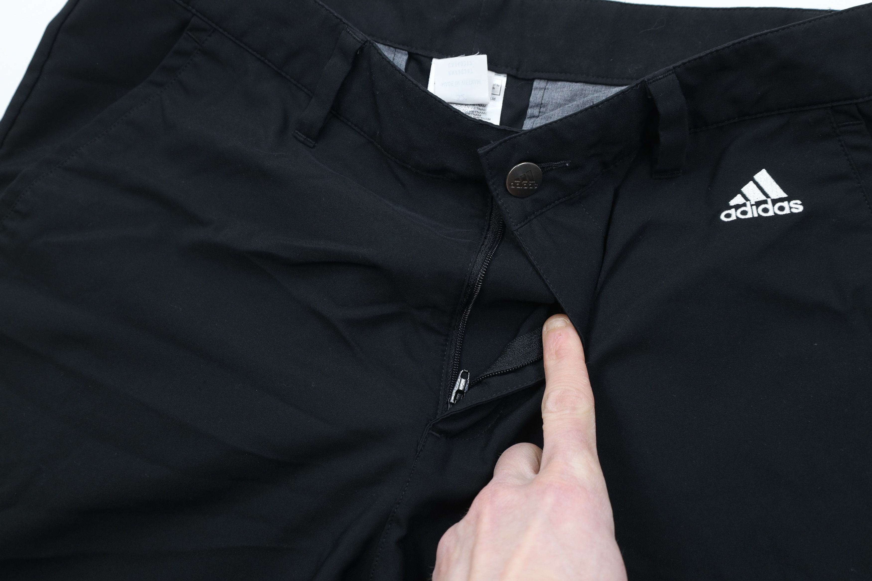 Adidas Vintage Y2K Adidas Golf Spell Microfiber Chino Shorts Black Size US 32 / EU 48 - 6 Thumbnail
