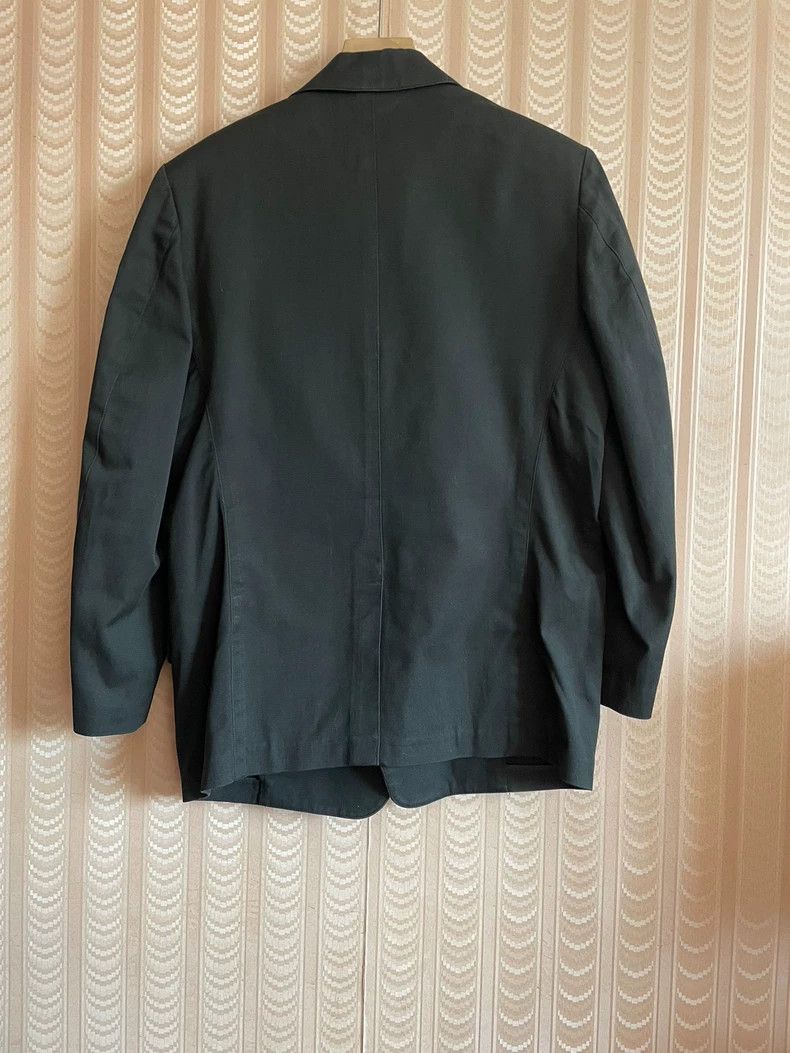 Issey Miyake issey miyake size:L Black washed cotton suit jacket Size 34R - 2 Thumbnail