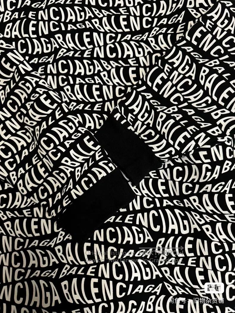 Balenciaga Balenciaga Long Sleeve Full Logo T-Shirt Size US XS / EU 42 / 0 - 2 Thumbnail