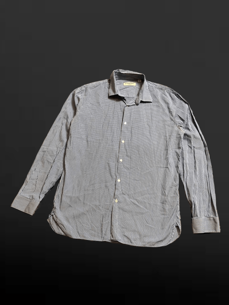 Burberry Vintage Burberry Button Up Shirt Pin Stripe Size US L / EU 52-54 / 3 - 1 Thumbnail