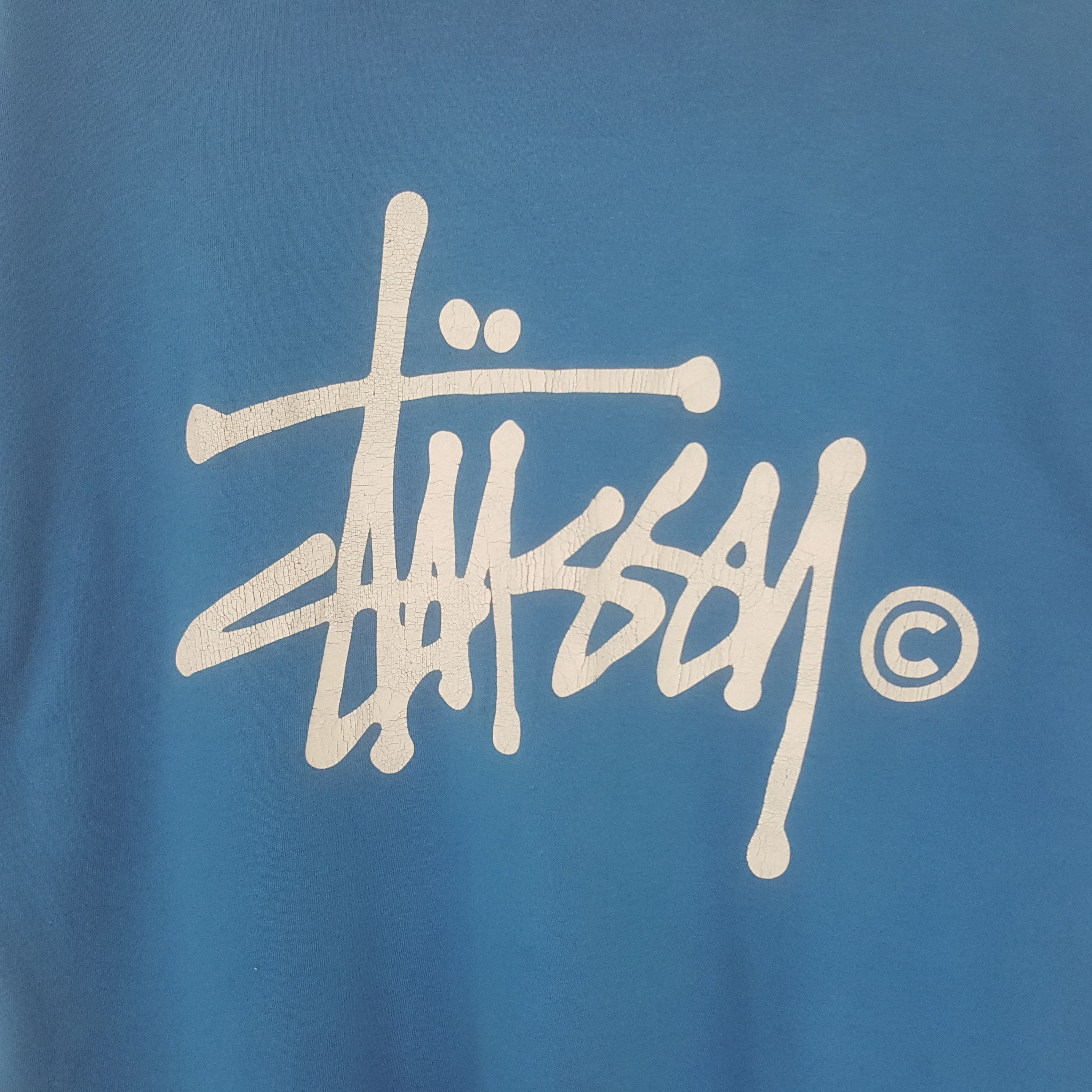 Stussy × Vintage Vintage Stussy Big Logo Tshirt Size US L / EU 52-54 / 3 - 2 Thumbnail