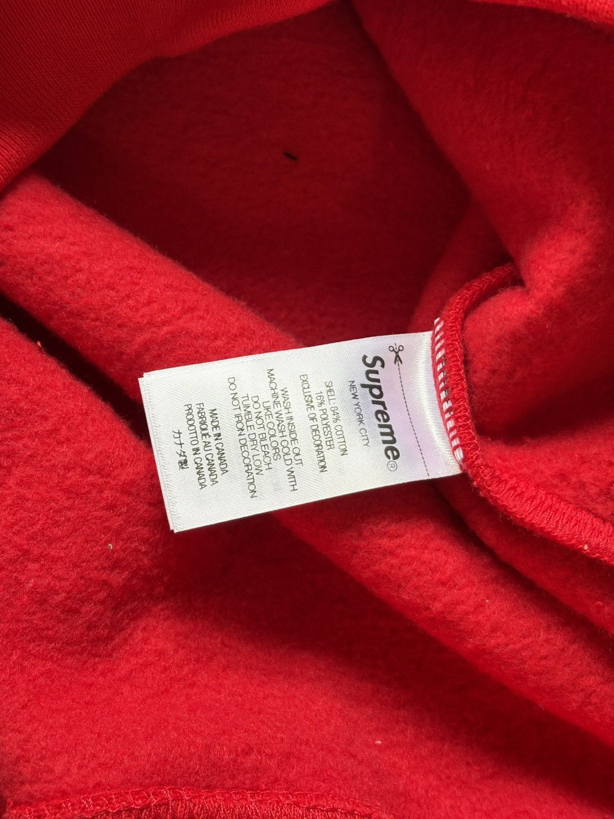 Supreme Supreme Collegiate Half Zip Pullover Red FW24 Size US L / EU 52-54 / 3 - 10 Thumbnail