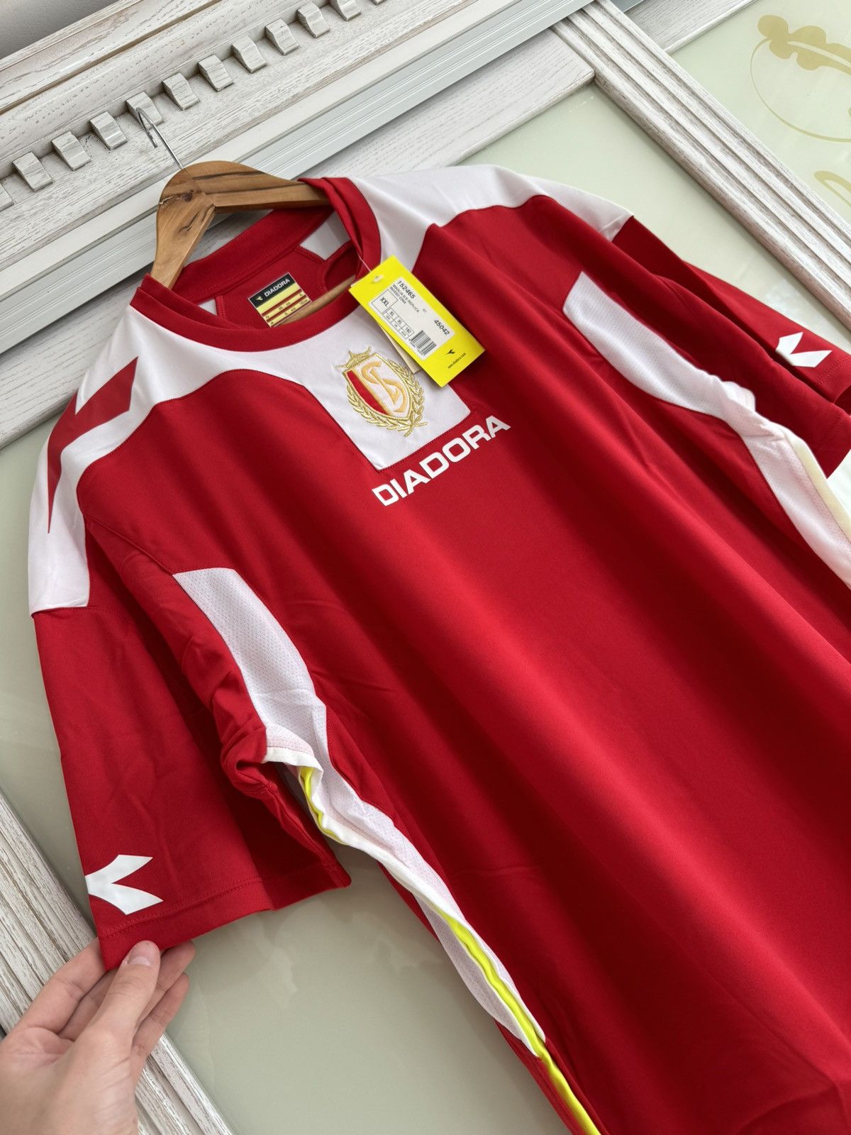 Diadora Standard Liege 2009-2010 Home Soccer Jersey Football Kit Size US XL / EU 56 / 4 - 5 Thumbnail
