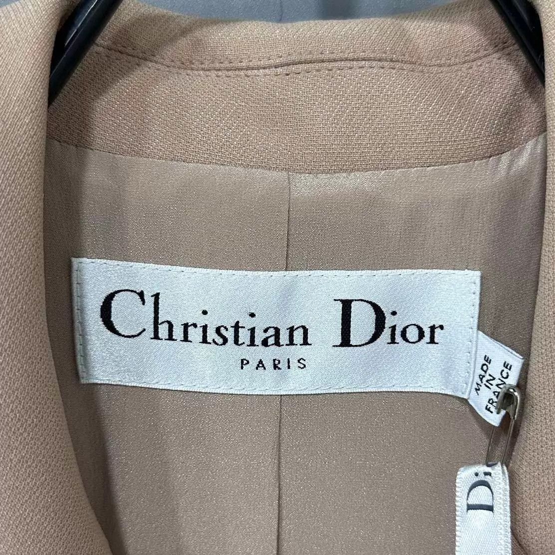 Dior Dior women's nude pink wool double-breasted coat Size S / US 4 / IT 40 - 6 Thumbnail