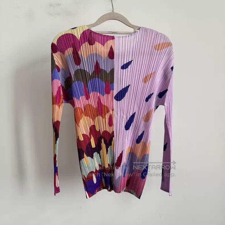 Issey Miyake Issey Miyake Color-block Coat Size L / US 10 / IT 46 - 2 Thumbnail