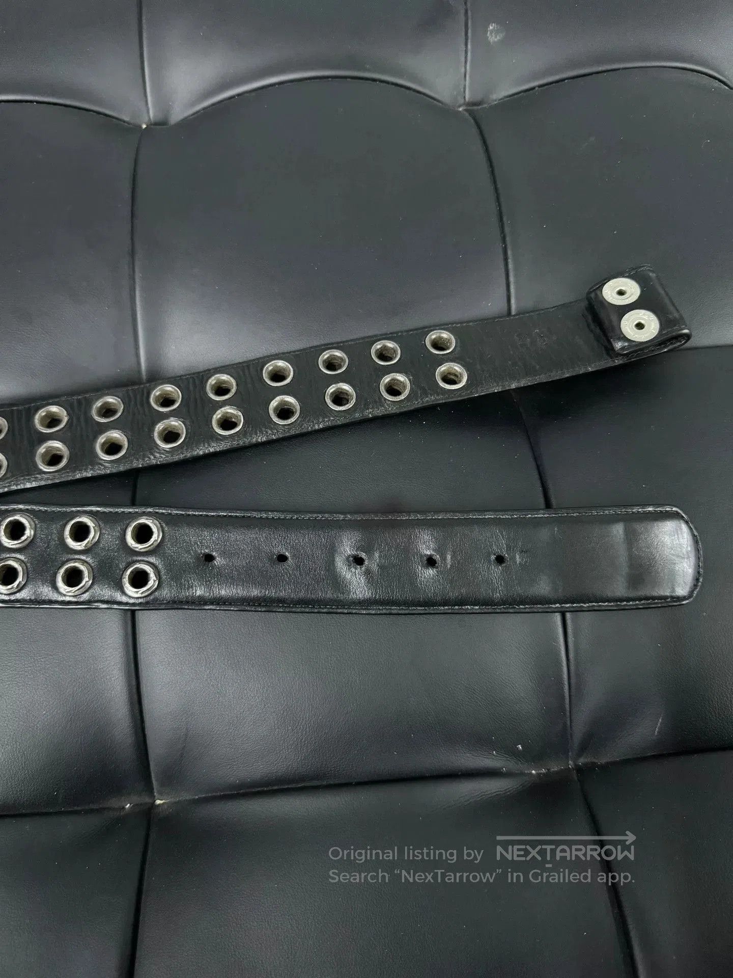 Chrome Hearts Chrome Hearts Punctured Belt with Silver Studs. Size ONE SIZE - 5 Thumbnail