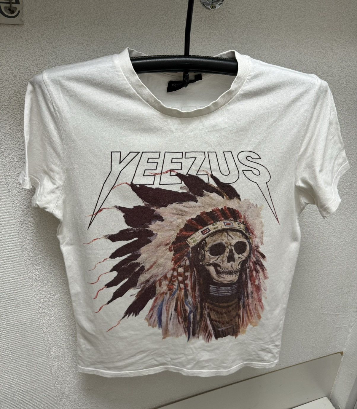 Rap Tees Kanye West Yeezus Tour white t-shirt S-M sz Rap tee KANYEW Size US S / EU 44-46 / 1 - 7 Thumbnail