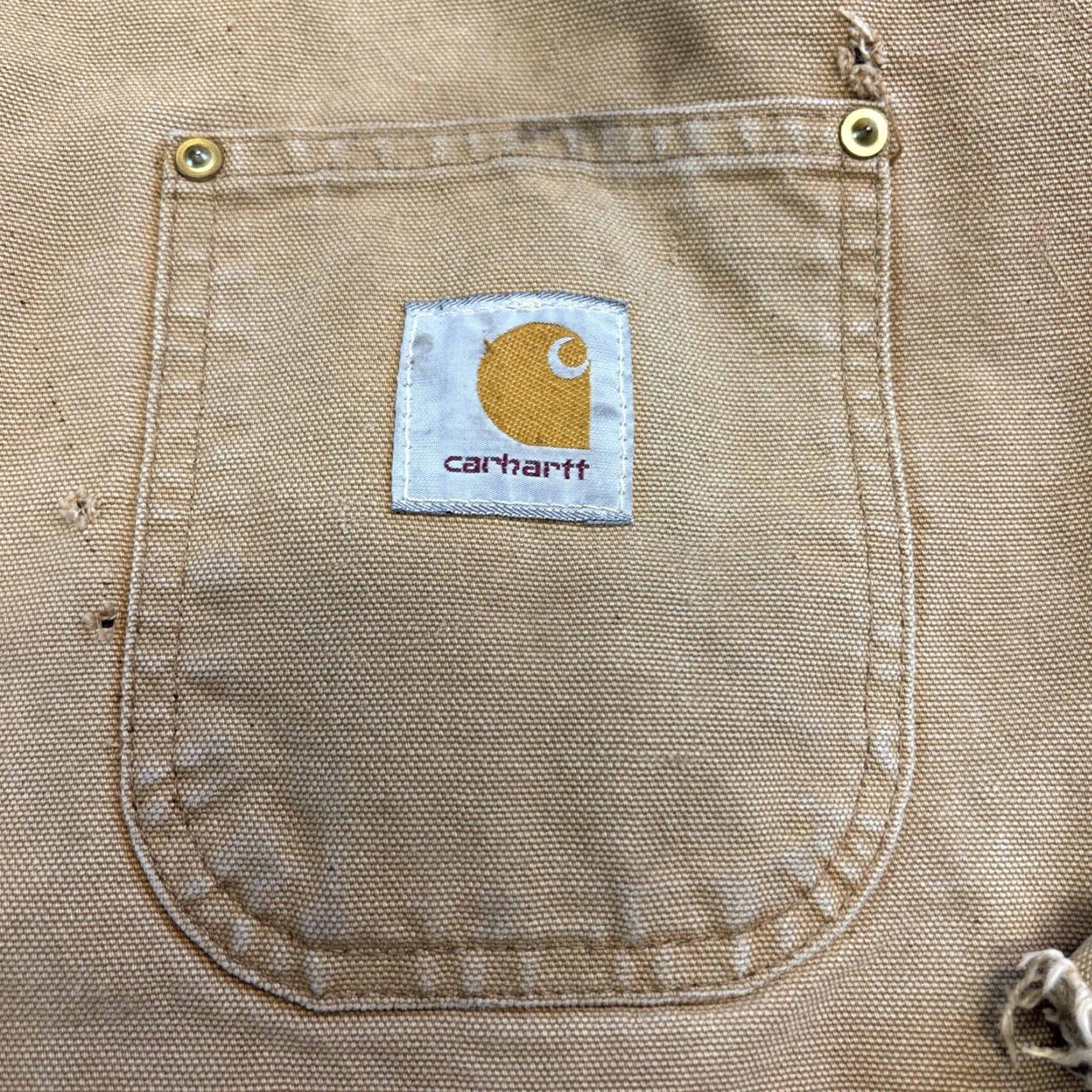 Carhartt VINTAGE Carhartt Barn Chore Coat Blanket Lined Mens 50 Brown Workwear Distressed Casual Size US M / EU 48-50 / 2 - 2 Thumbnail