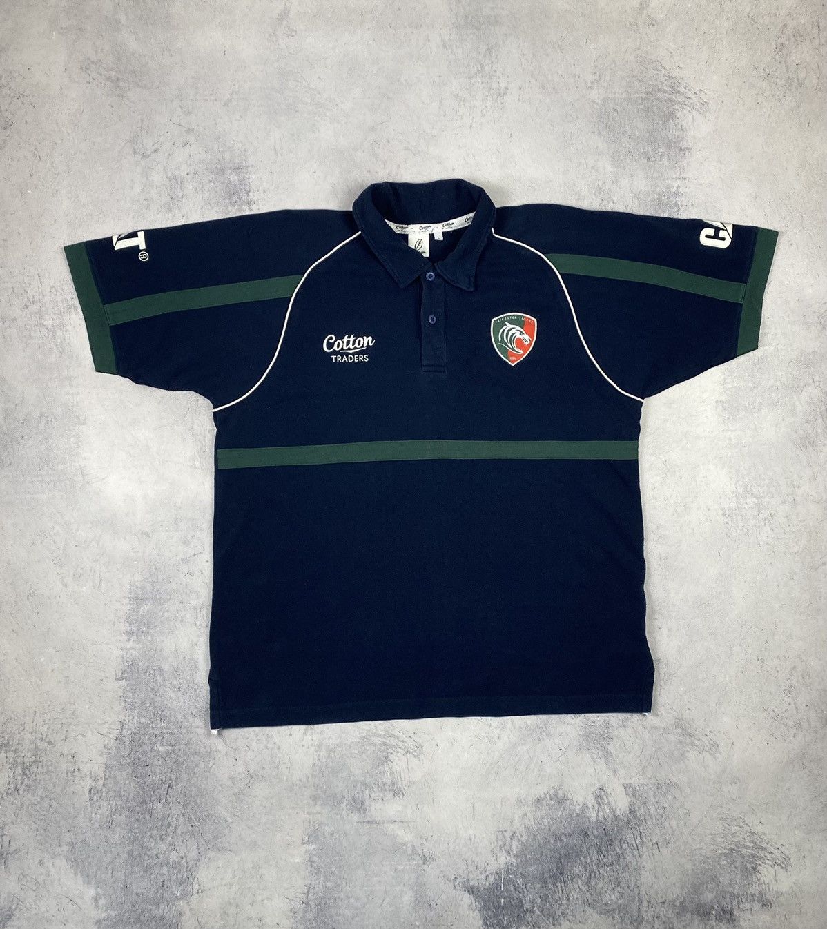 Cotton Traders Vintage Cotton Trades x Leicester Tigers Rugby Jersey Shirt Size US L / EU 52-54 / 3 - 2 Thumbnail