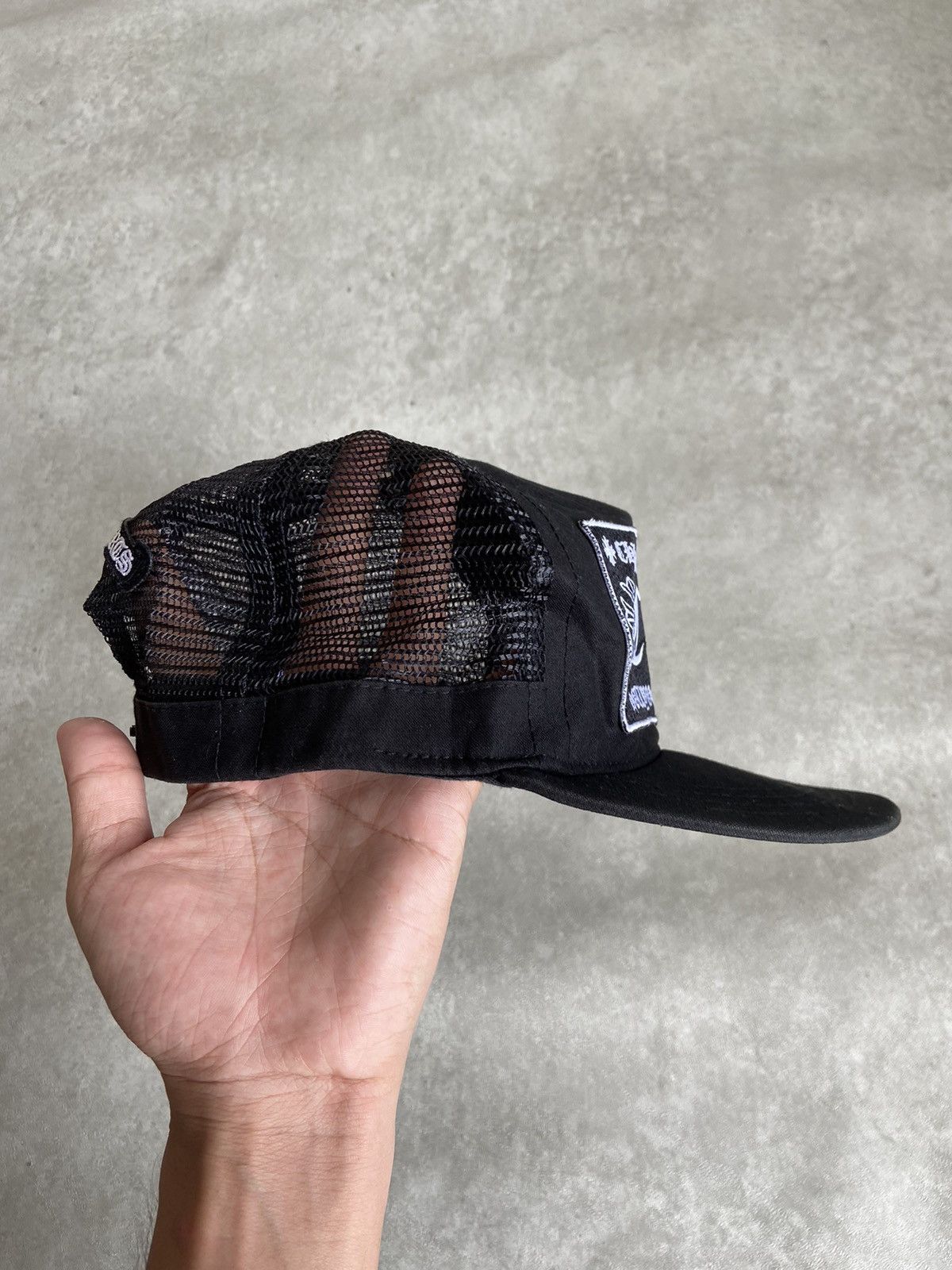 Chrome Hearts ❌SOLD❌Chrome Hearts Black Trucker Hat Size ONE SIZE - 4 Thumbnail